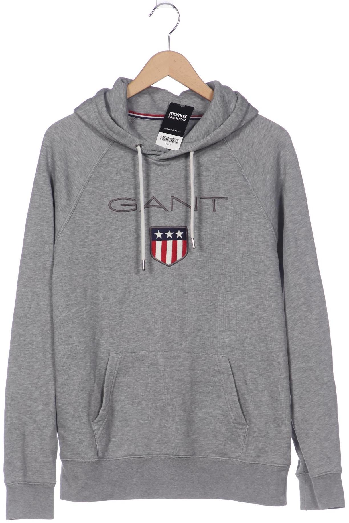 

Gant Herren Kapuzenpullover, grau, Gr. 52