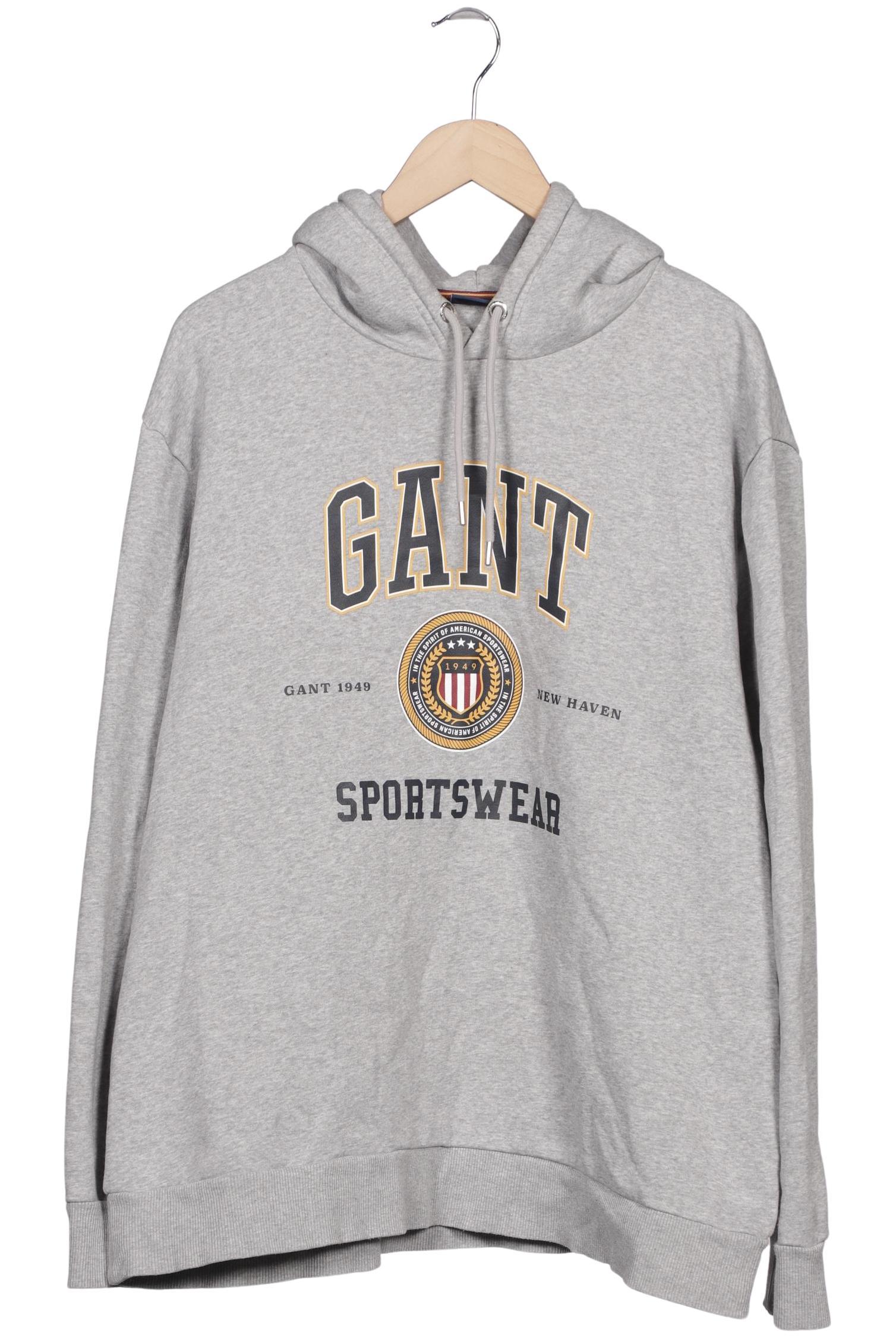 

Gant Herren Kapuzenpullover, grau, Gr. 58