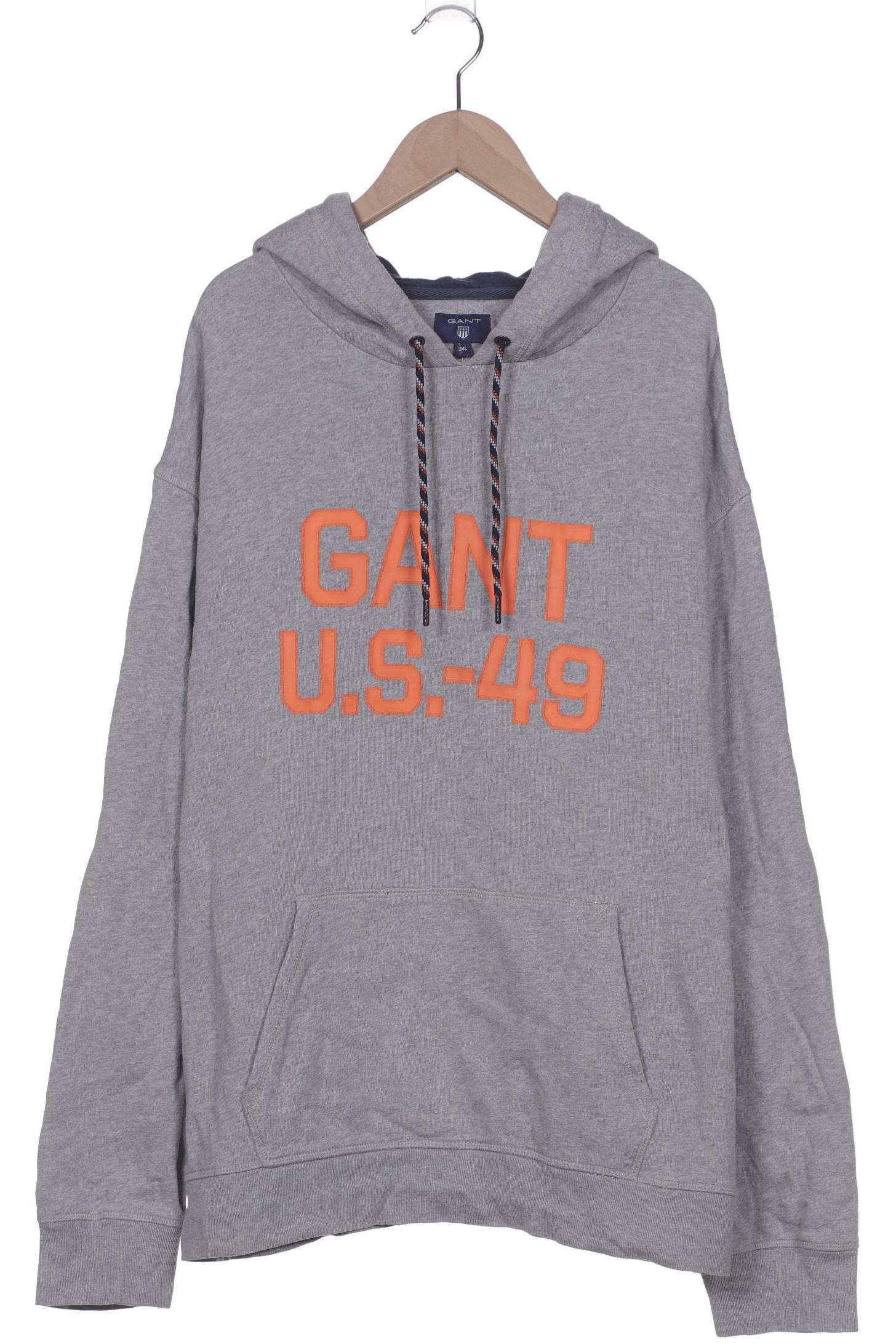 

Gant Herren Kapuzenpullover, grau, Gr. 58