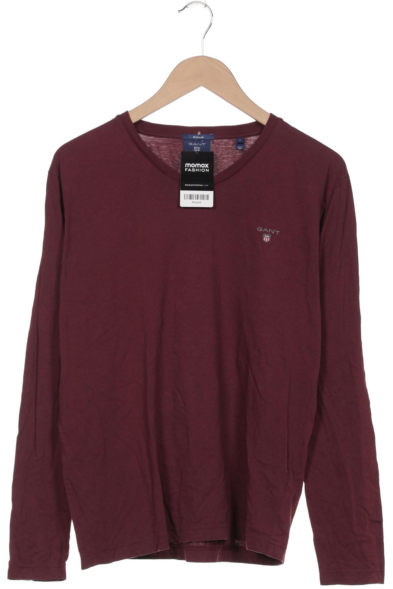 

Gant Herren Langarmshirt, bordeaux, Gr. 46