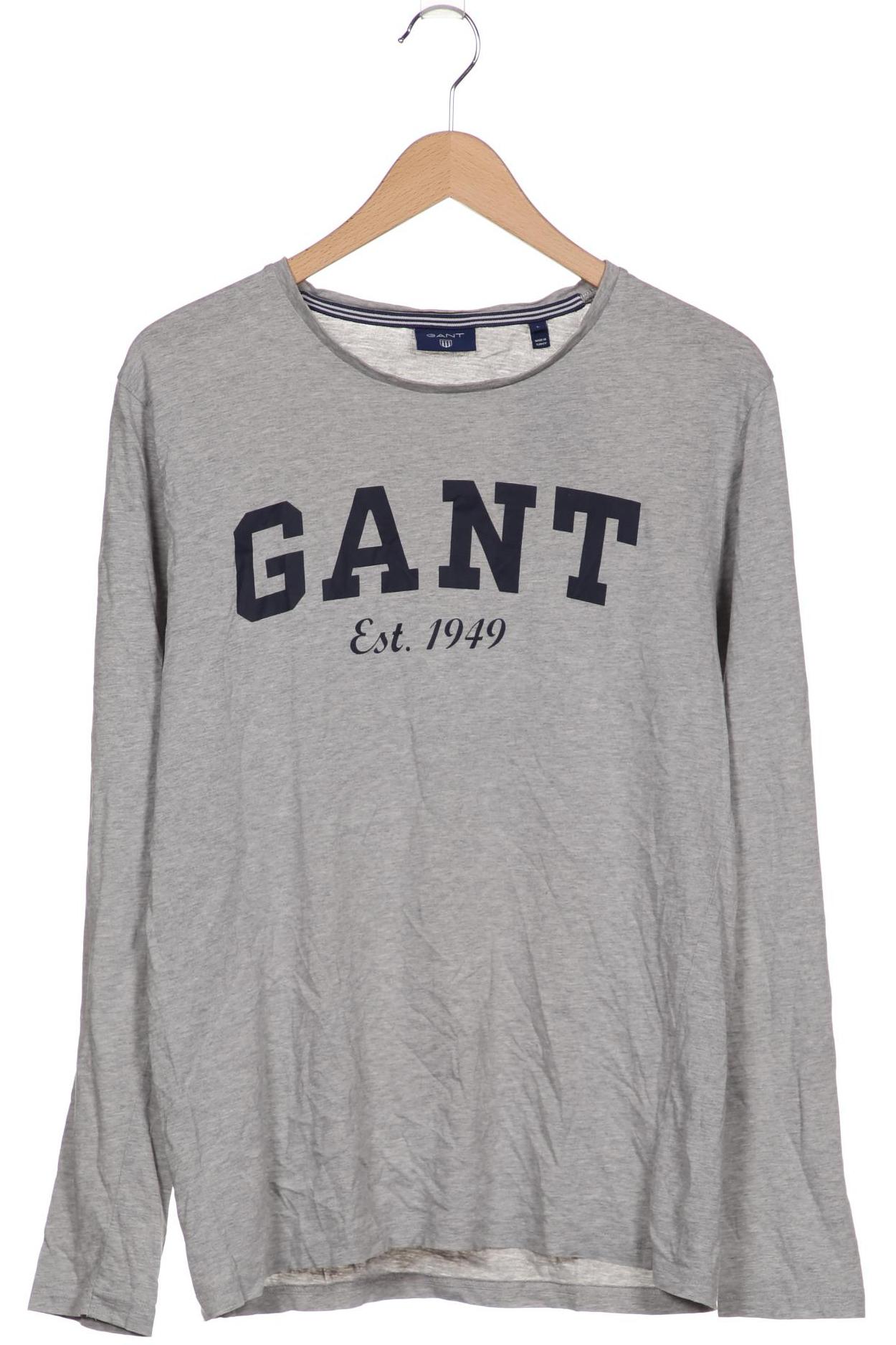 

GANT Herren Langarmshirt, grau