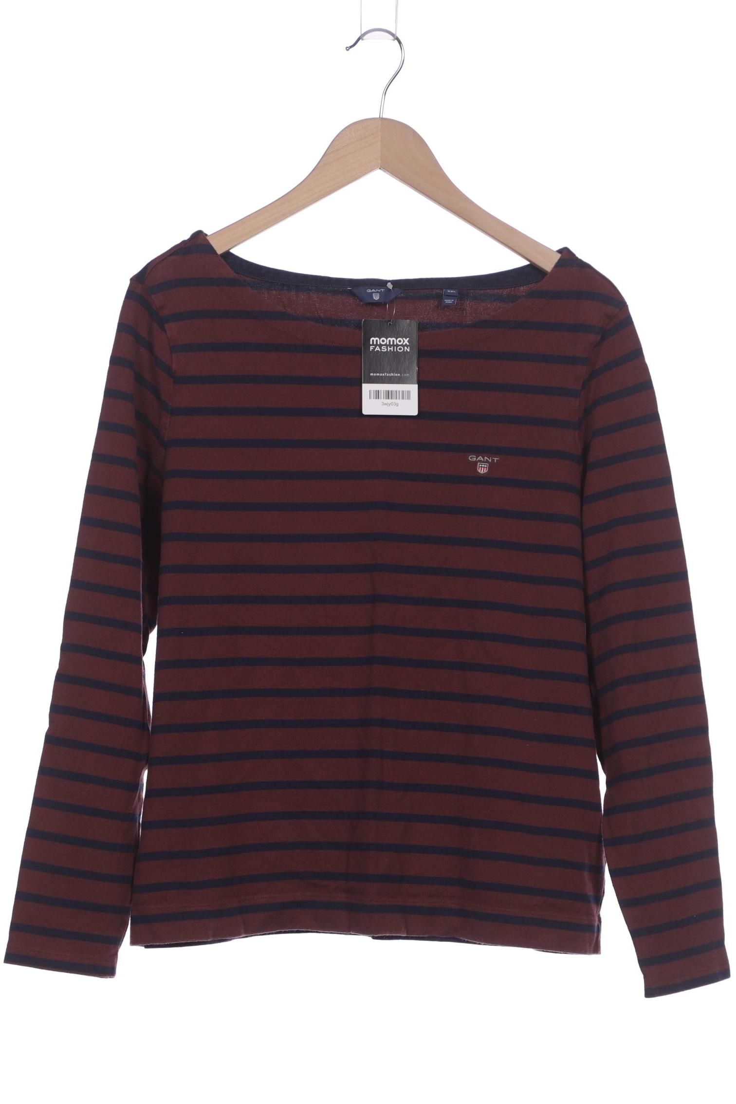 

Gant Herren Langarmshirt, bordeaux, Gr. 56