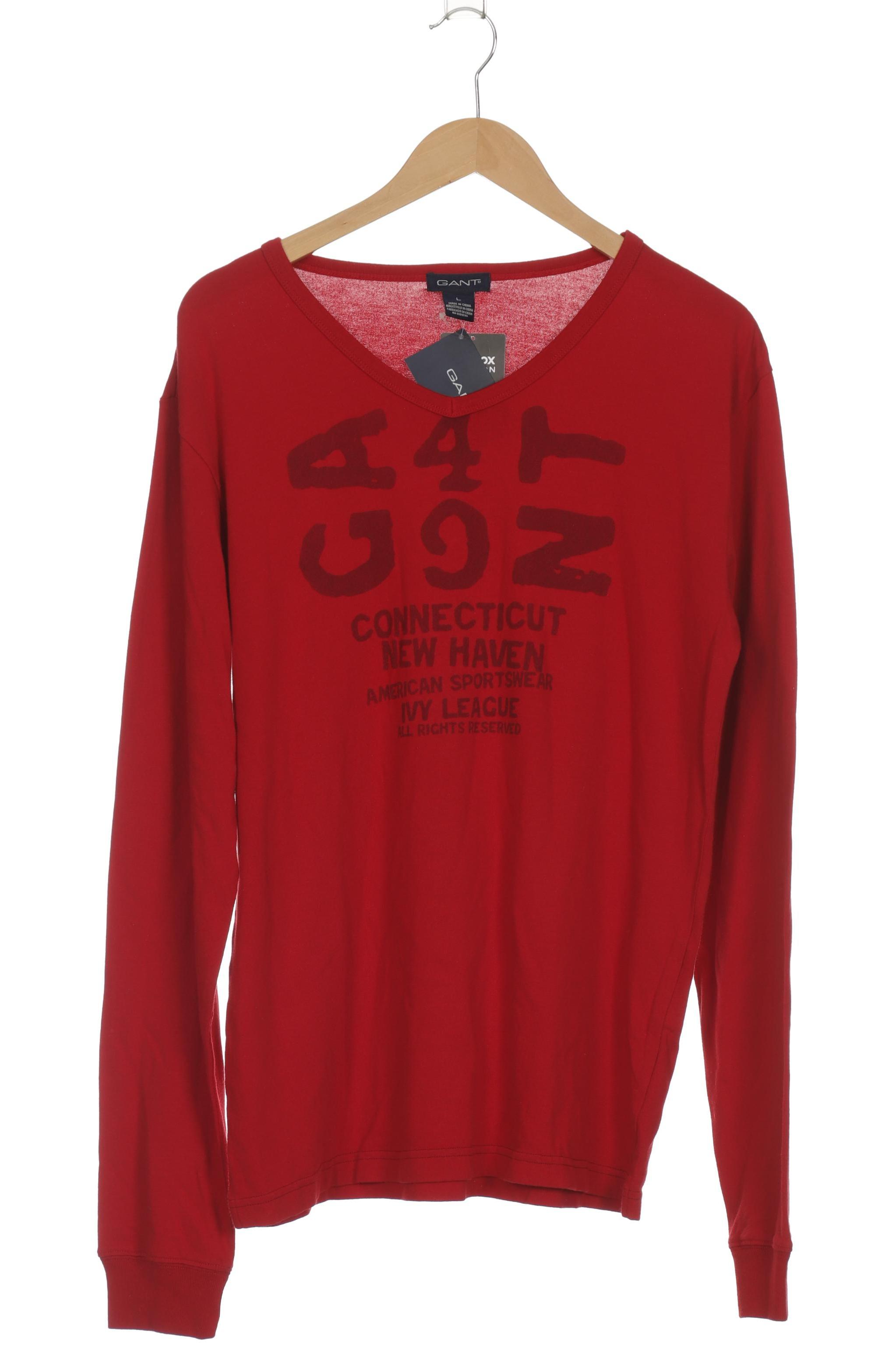

Gant Herren Langarmshirt, rot, Gr. 52