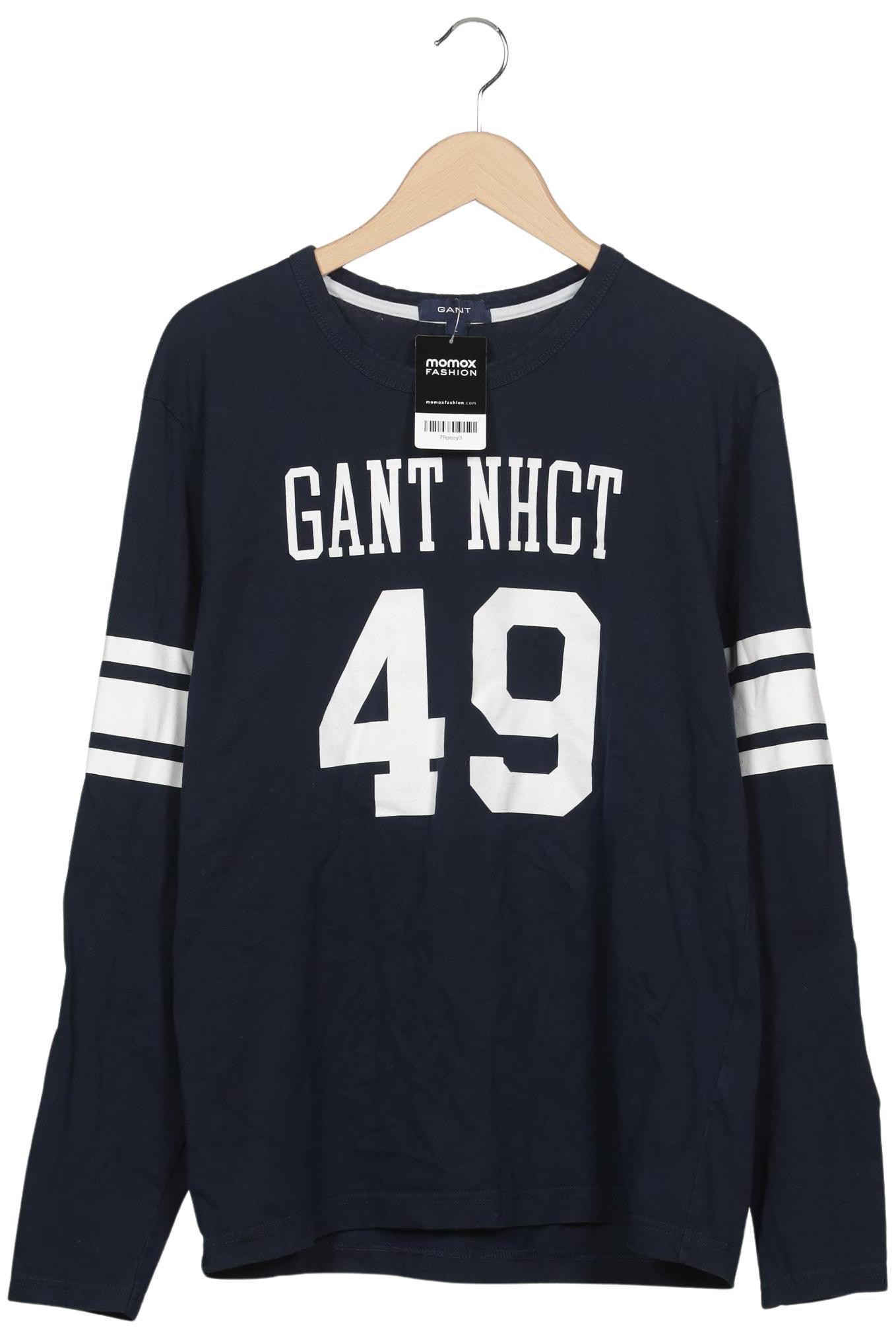 

Gant Herren Langarmshirt, marineblau, Gr. 52