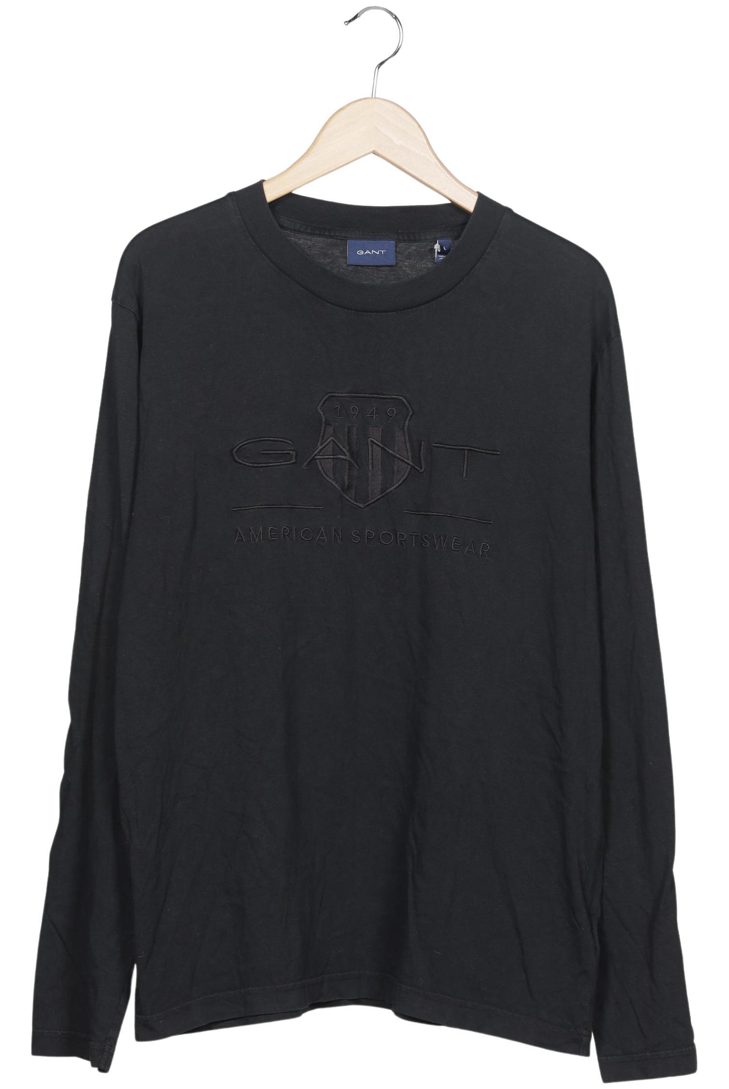 

Gant Herren Langarmshirt, schwarz, Gr. 52