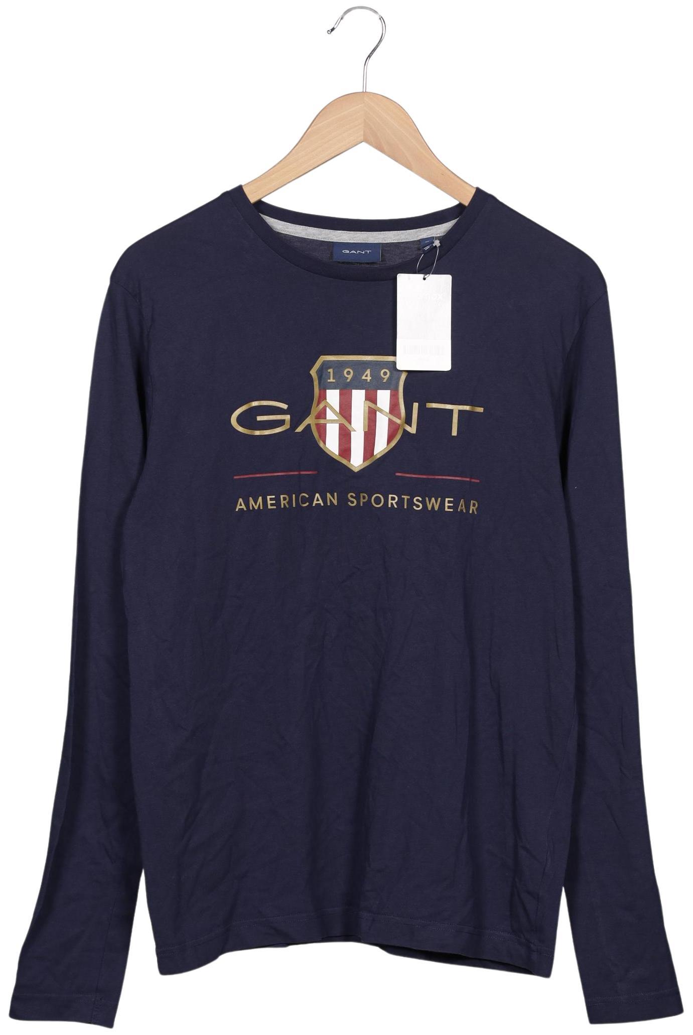 

Gant Herren Langarmshirt, marineblau, Gr. 48