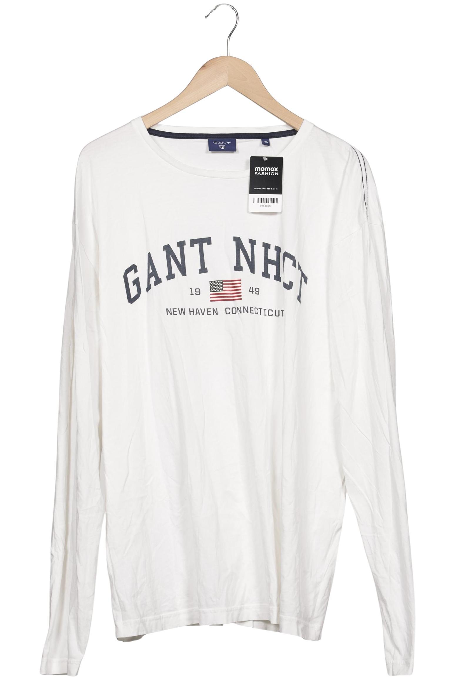 

Gant Herren Langarmshirt, weiß, Gr. 56