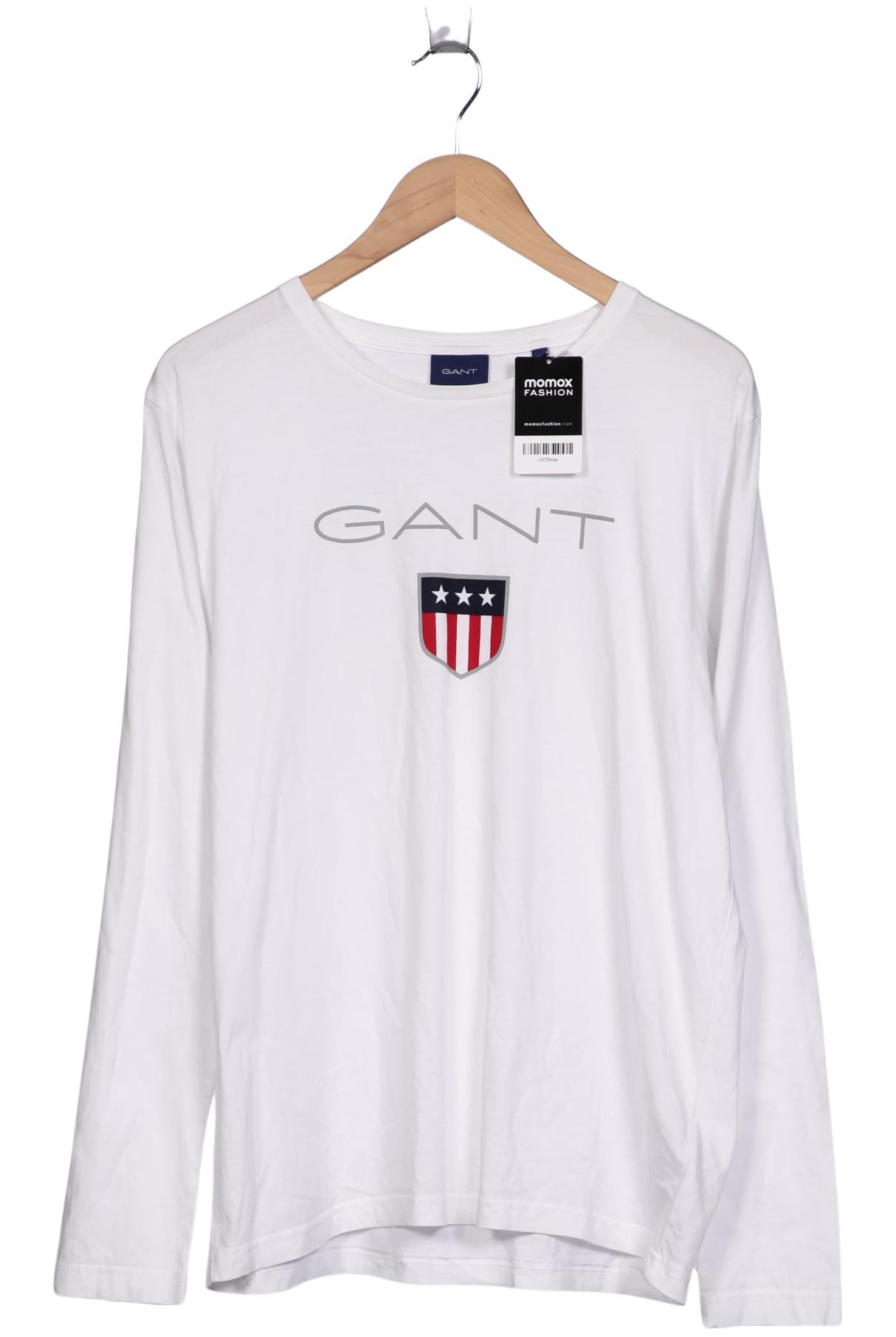 

Gant Herren Langarmshirt, weiß, Gr. 52