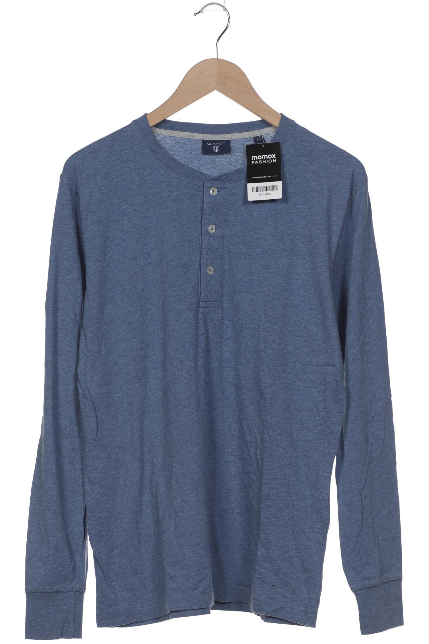 

Gant Herren Langarmshirt, blau, Gr. 52