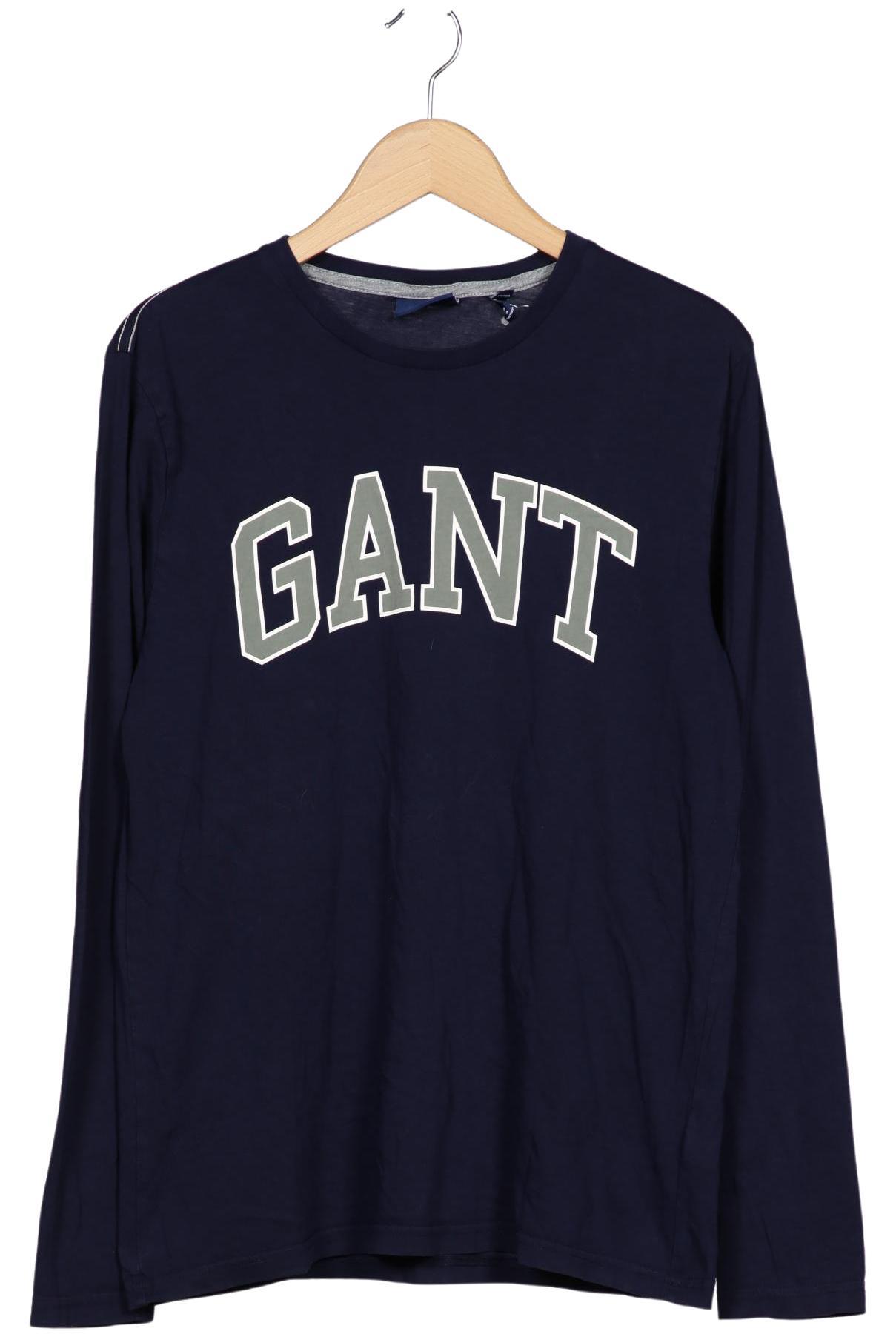 

Gant Herren Langarmshirt, marineblau, Gr. 46