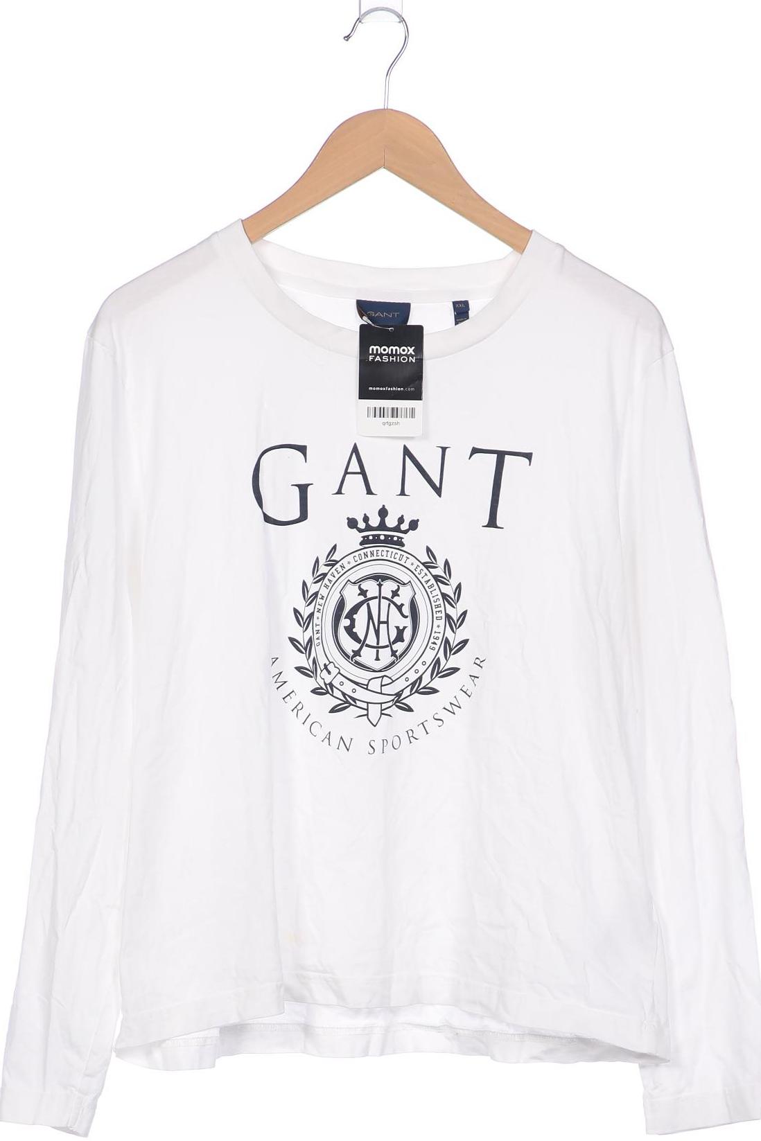 

Gant Herren Langarmshirt, weiß, Gr. 56