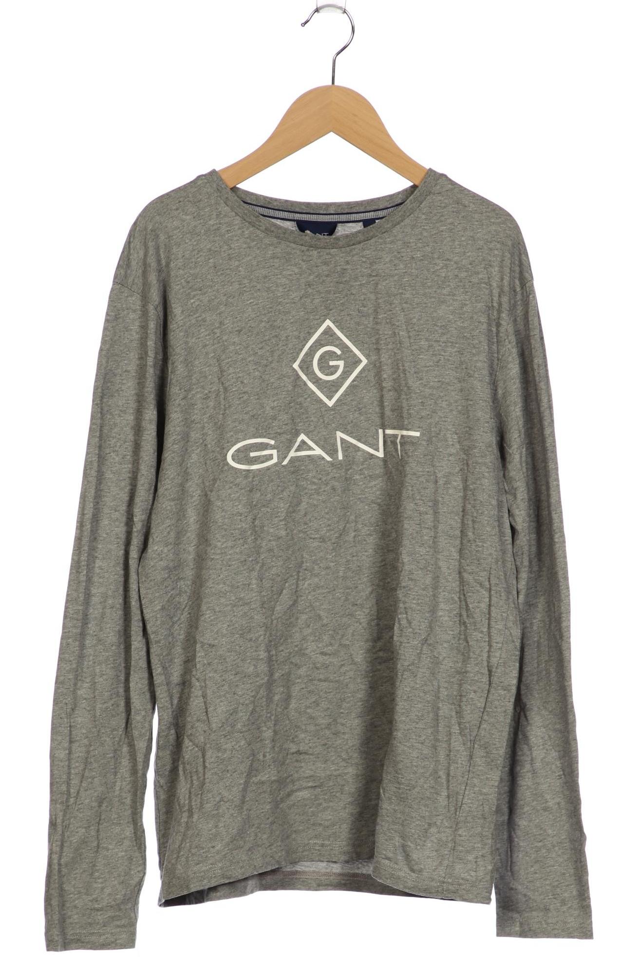 

Gant Herren Langarmshirt, grau, Gr. 52