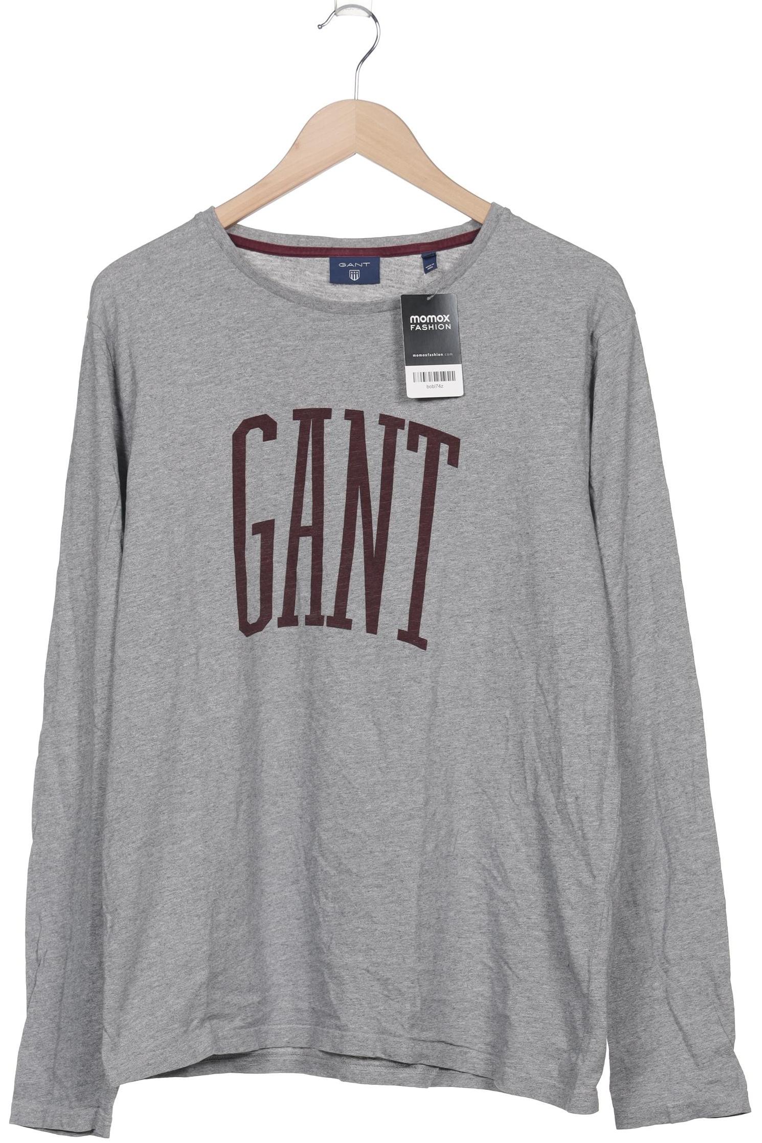Thumbnail - Gant Herren Langarmshirt, grau, Gr. 52