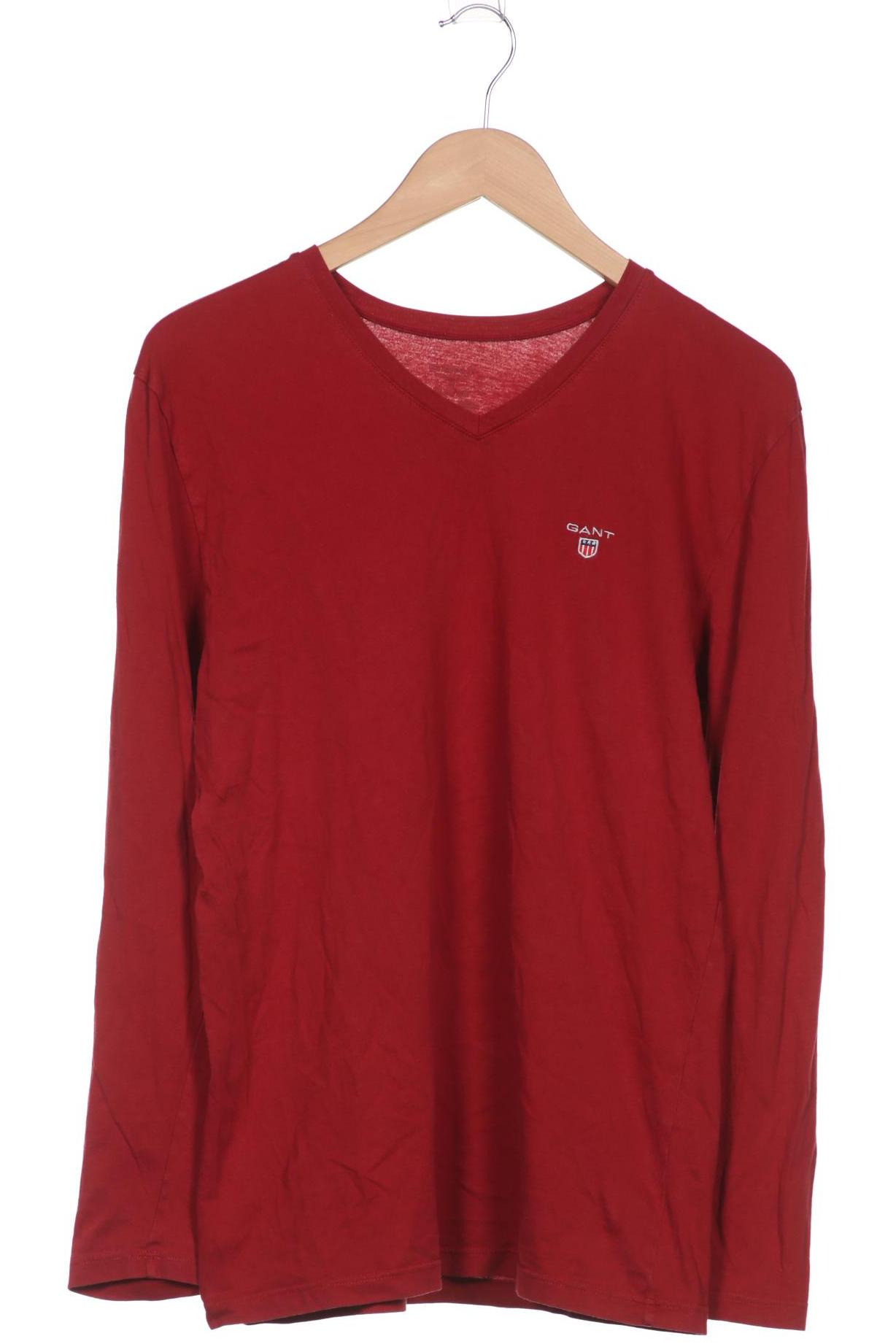 

Gant Herren Langarmshirt, bordeaux, Gr. 48