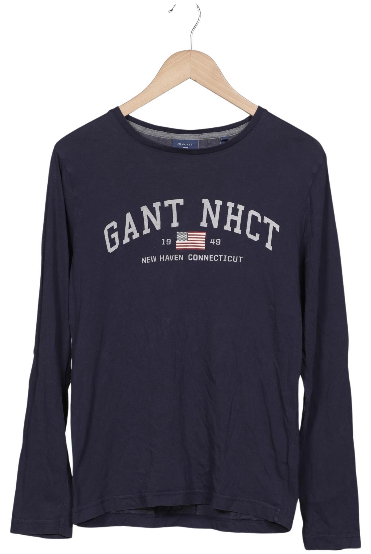 

Gant Herren Langarmshirt, marineblau, Gr. 44