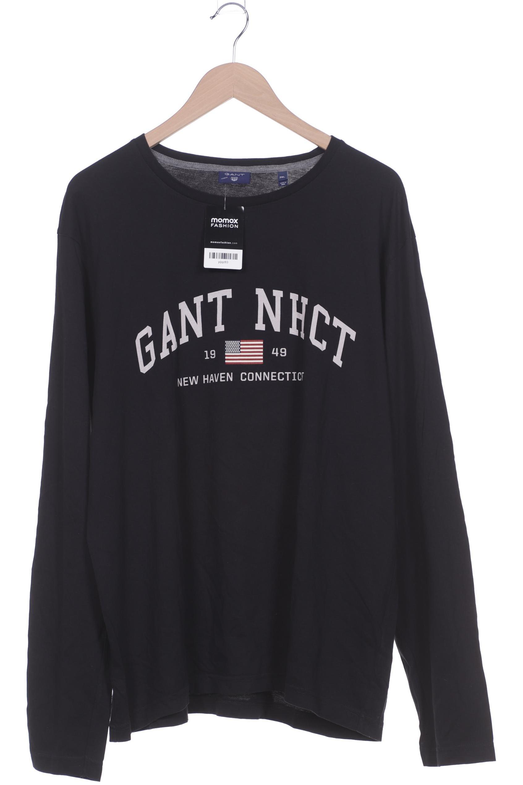 

GANT Herren Langarmshirt, schwarz