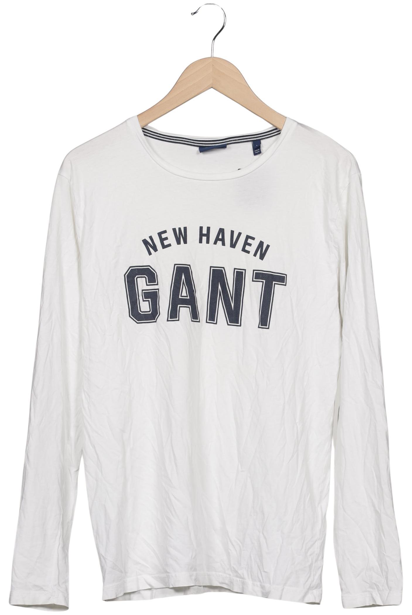 

Gant Herren Langarmshirt, weiß, Gr. 52