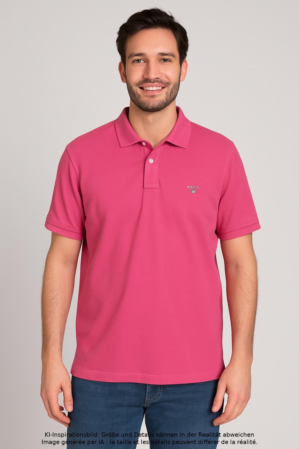 

Gant Herren Poloshirt, pink, Gr. 54
