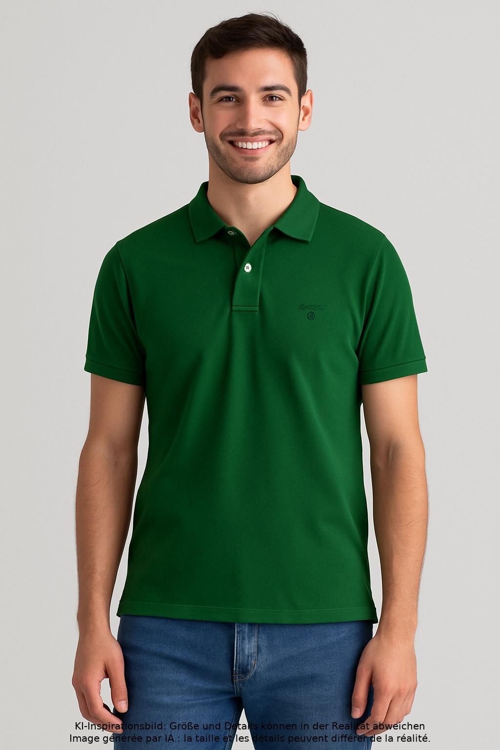 

Gant Herren Poloshirt, grün, Gr. 46