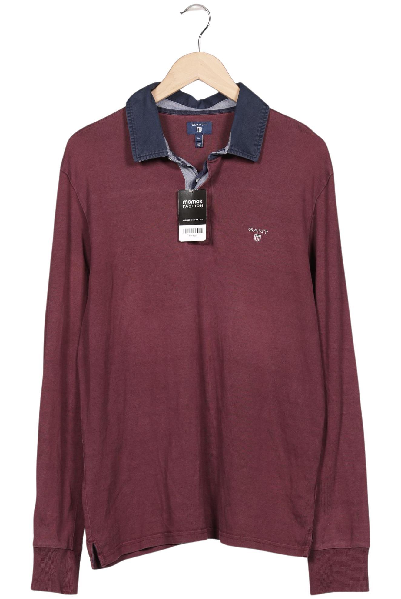

Gant Herren Poloshirt, bordeaux, Gr. 54
