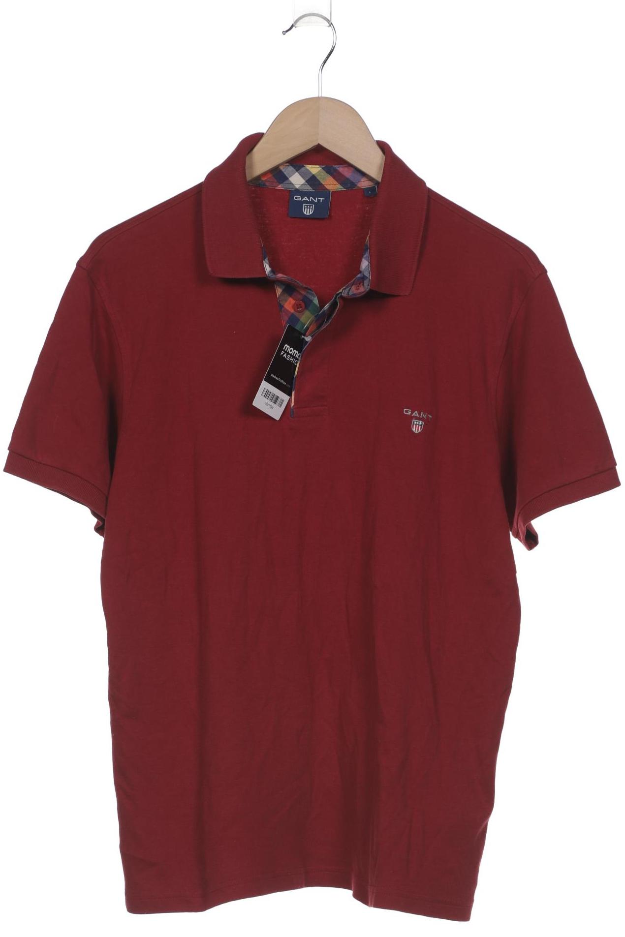 

Gant Herren Poloshirt, bordeaux, Gr. 52