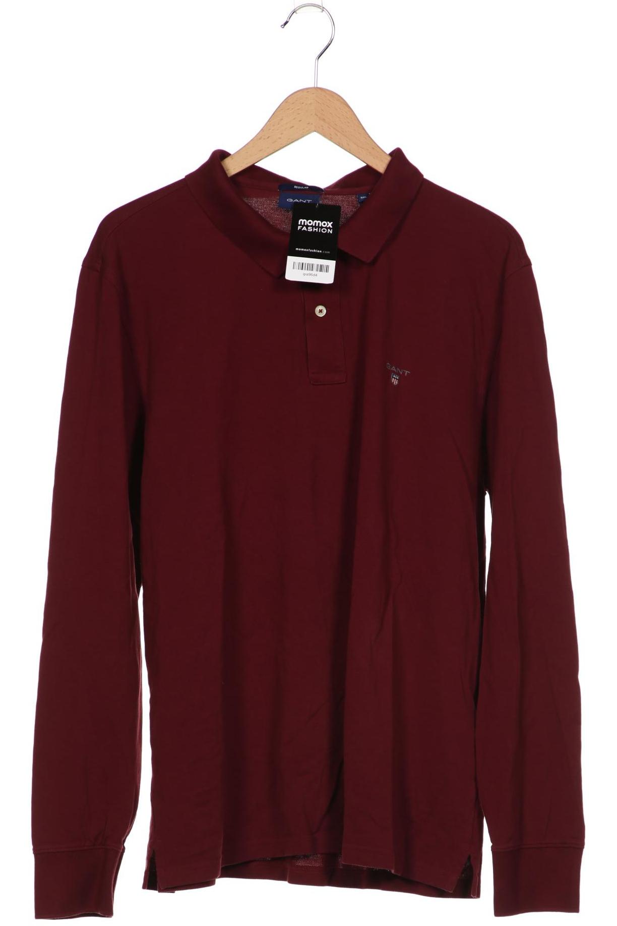 

Gant Herren Poloshirt, bordeaux, Gr. 58