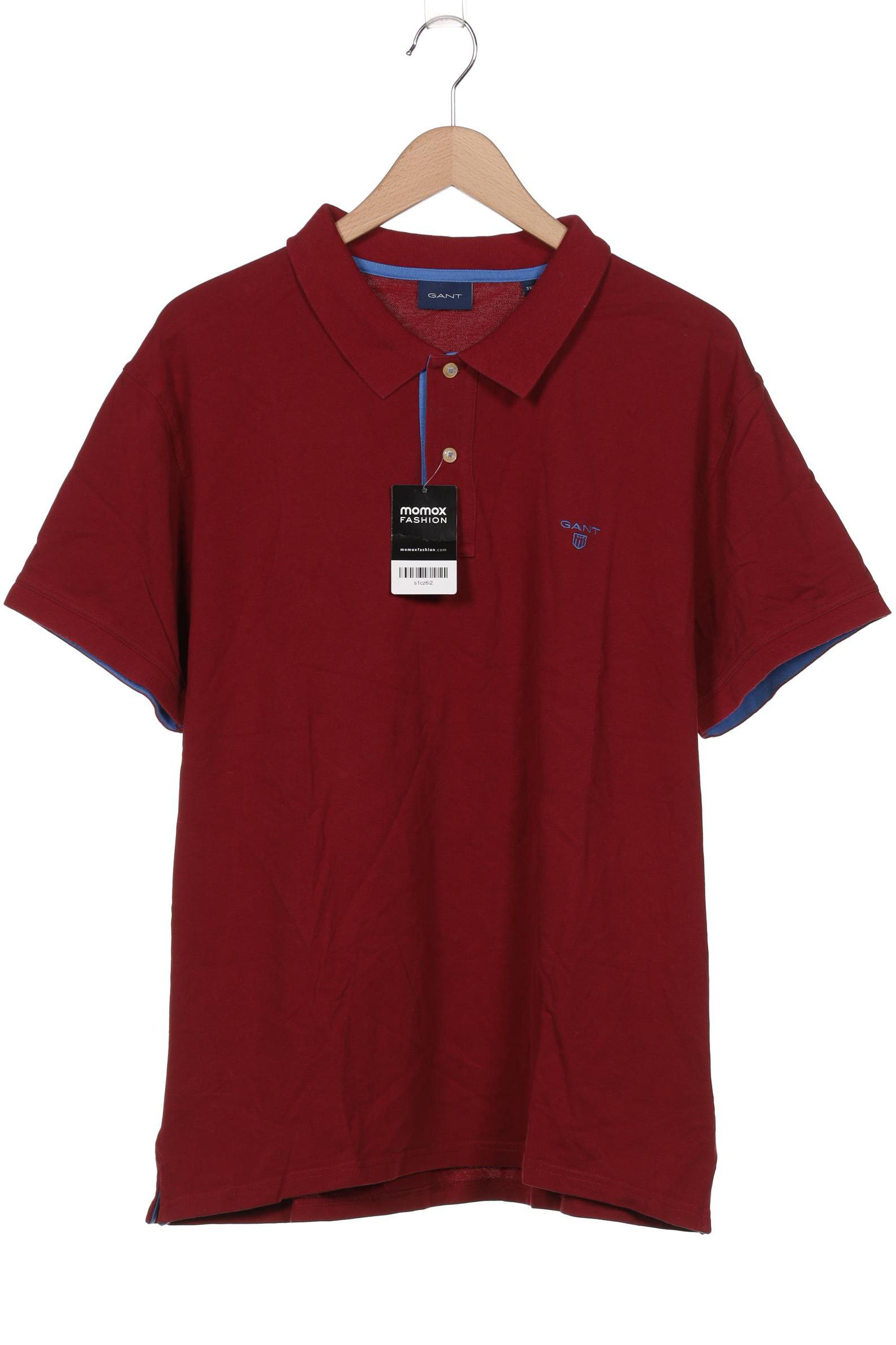 

Gant Herren Poloshirt, bordeaux, Gr. 58