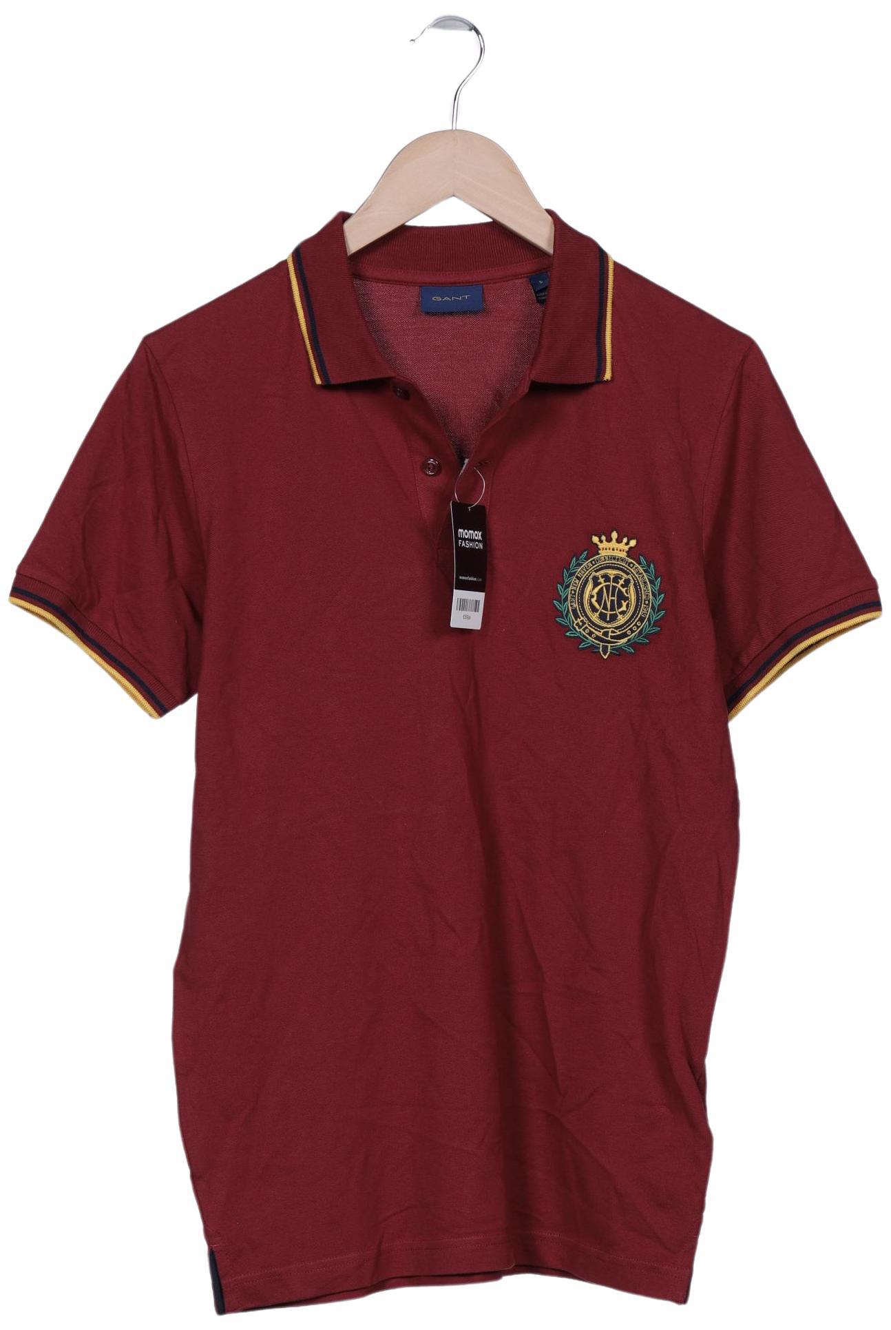 

Gant Herren Poloshirt, bordeaux, Gr. 46