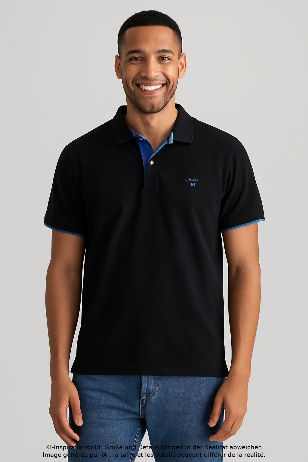 

Gant Herren Poloshirt, schwarz, Gr. 54