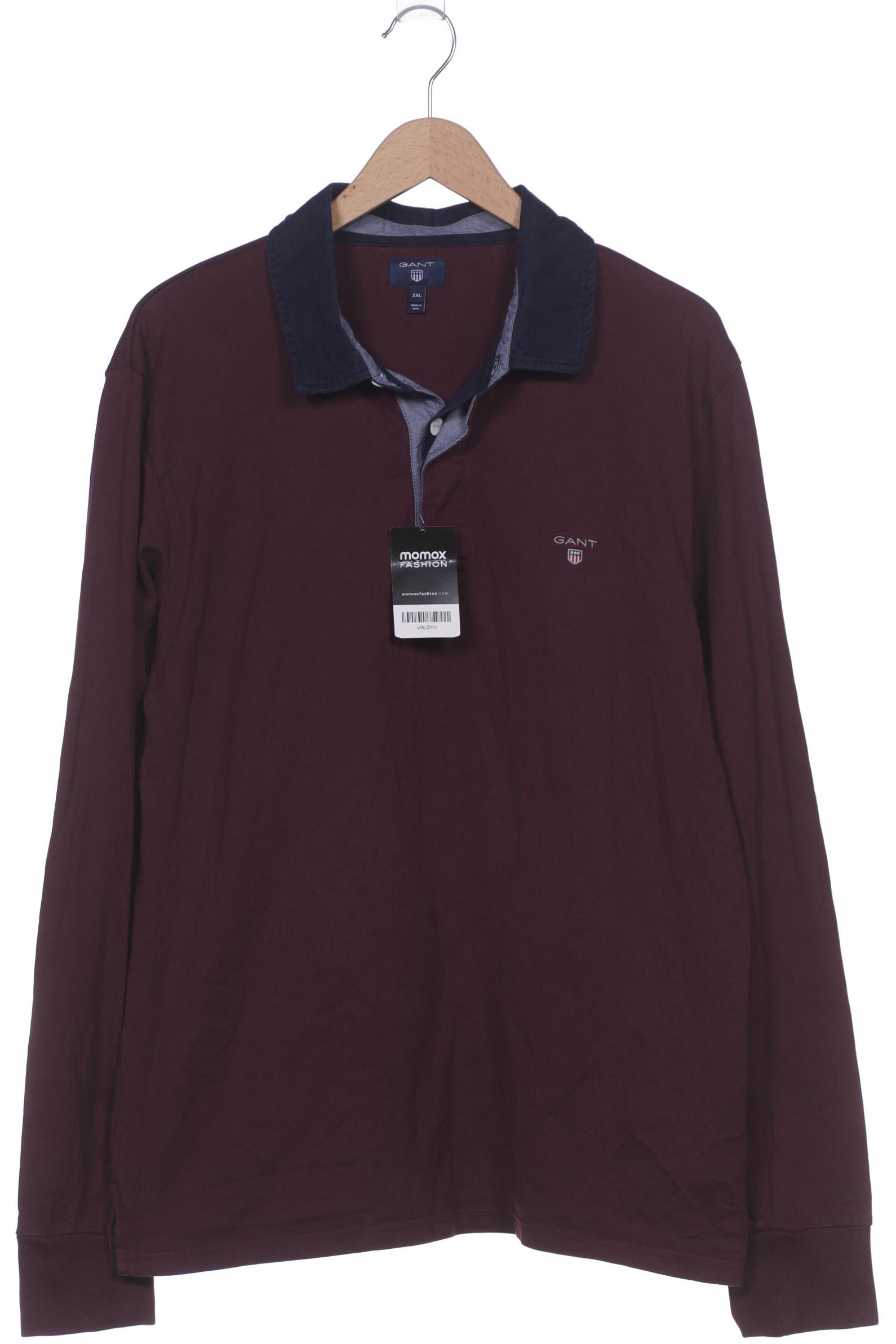 

Gant Herren Poloshirt, bordeaux, Gr. 56