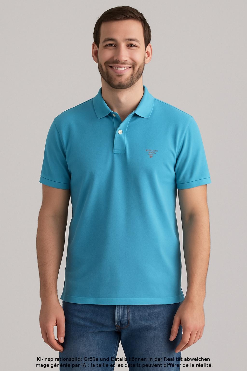 

Gant Herren Poloshirt, hellblau, Gr. 52