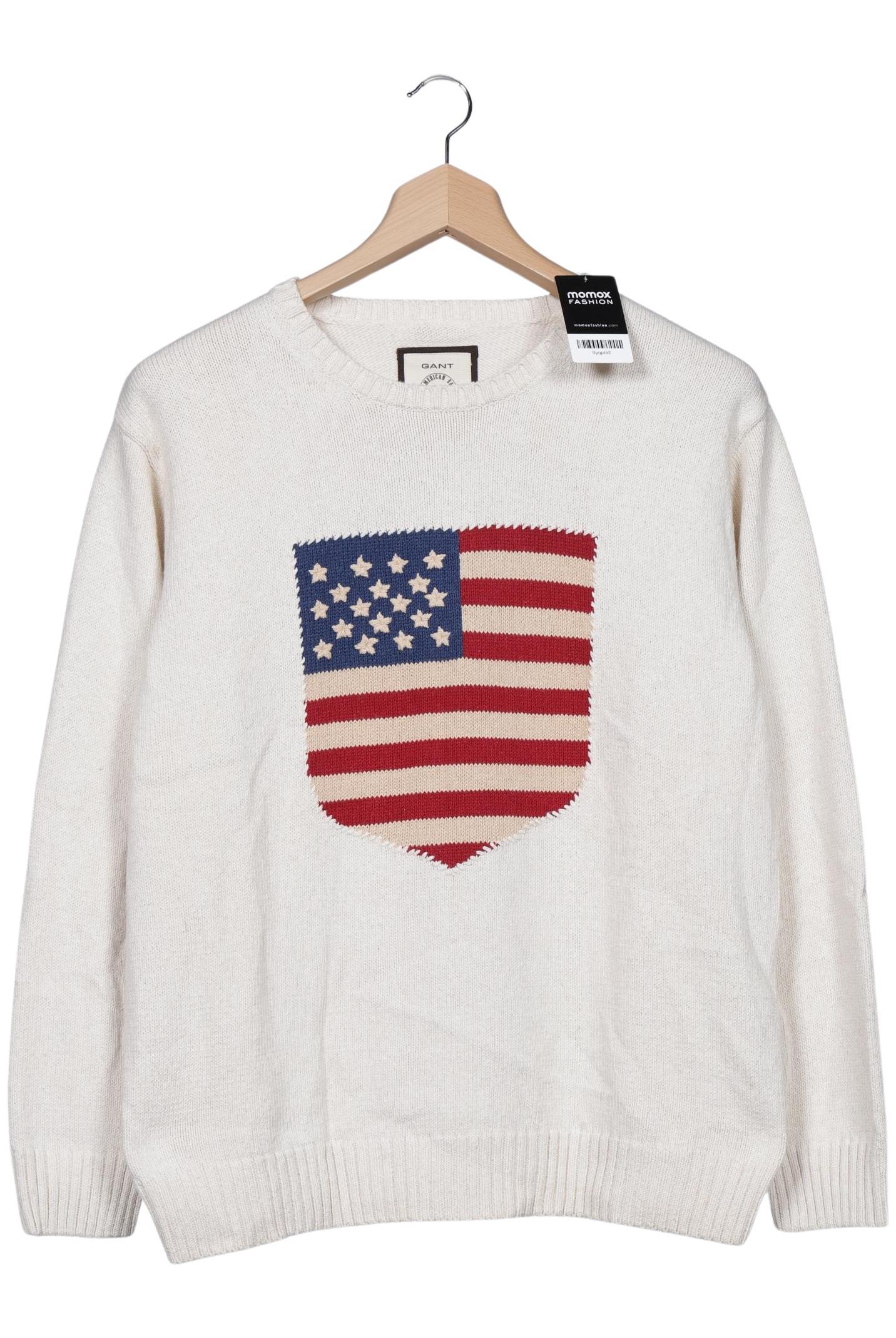 

Gant Herren Pullover, cremeweiß, Gr. 56