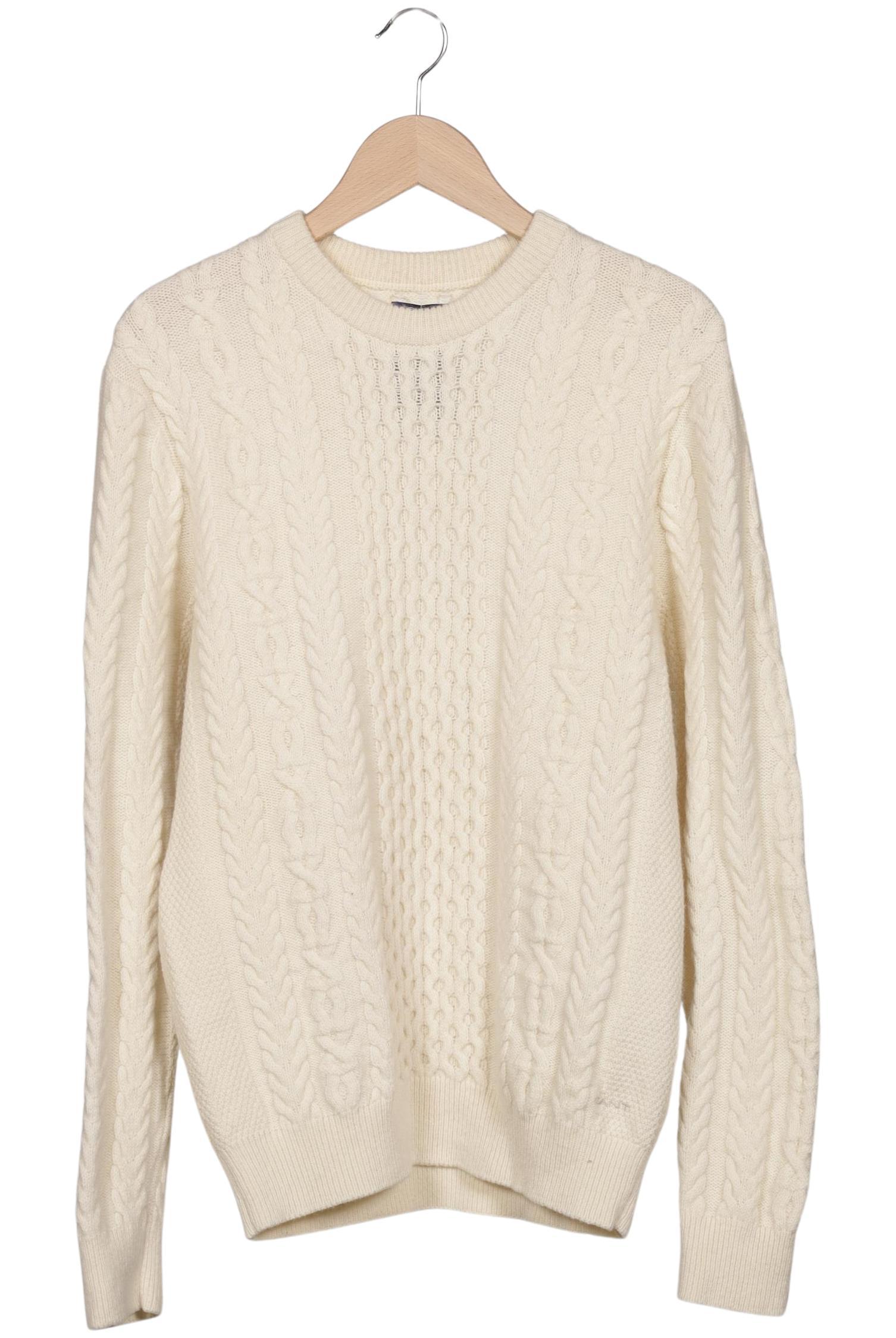 

Gant Herren Pullover, cremeweiß, Gr. 52