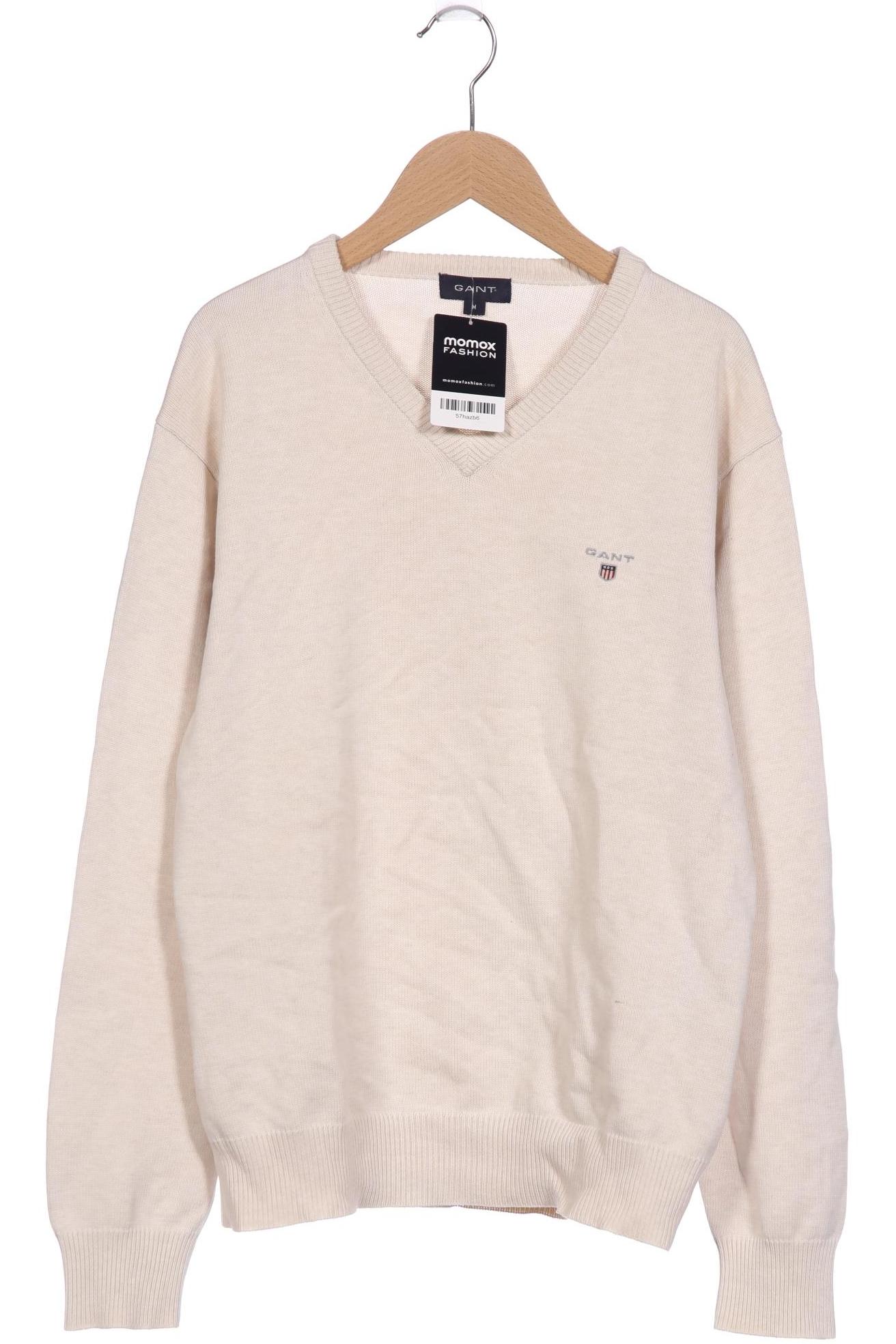 

Gant Herren Pullover, cremeweiß, Gr. 48