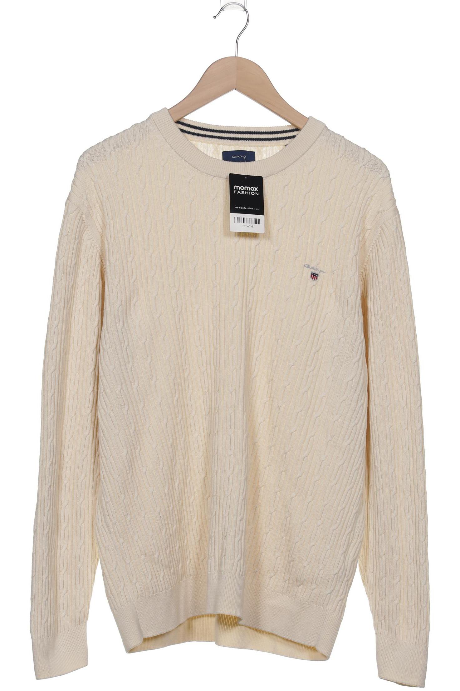 

Gant Herren Pullover, cremeweiß, Gr. 54