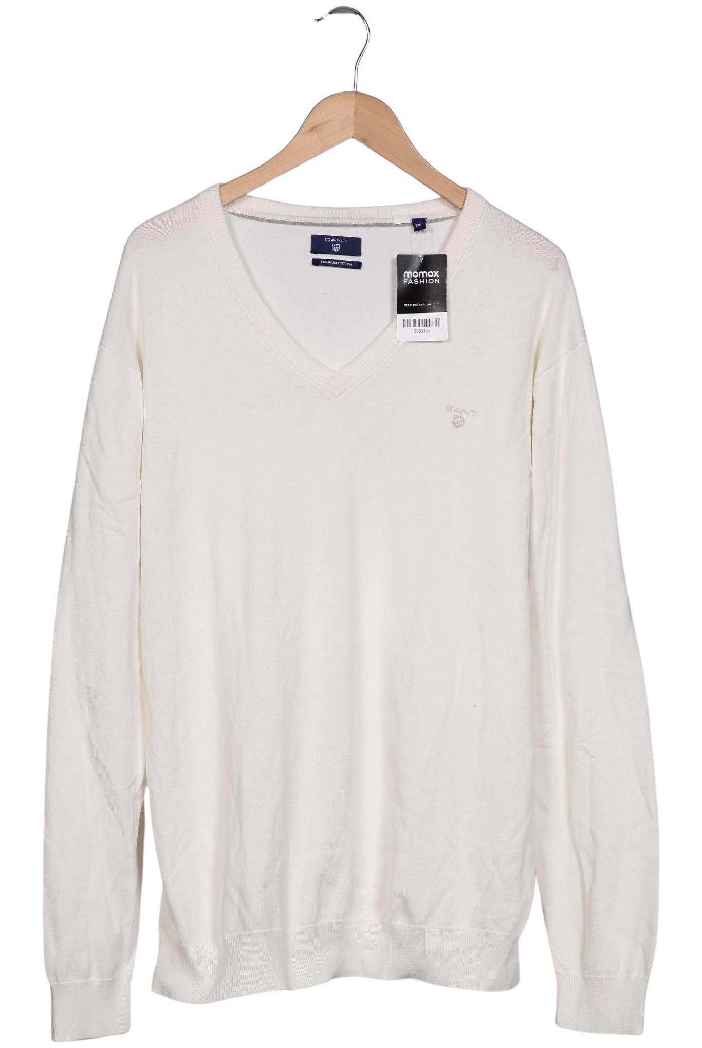 

Gant Herren Pullover, cremeweiß, Gr. 56