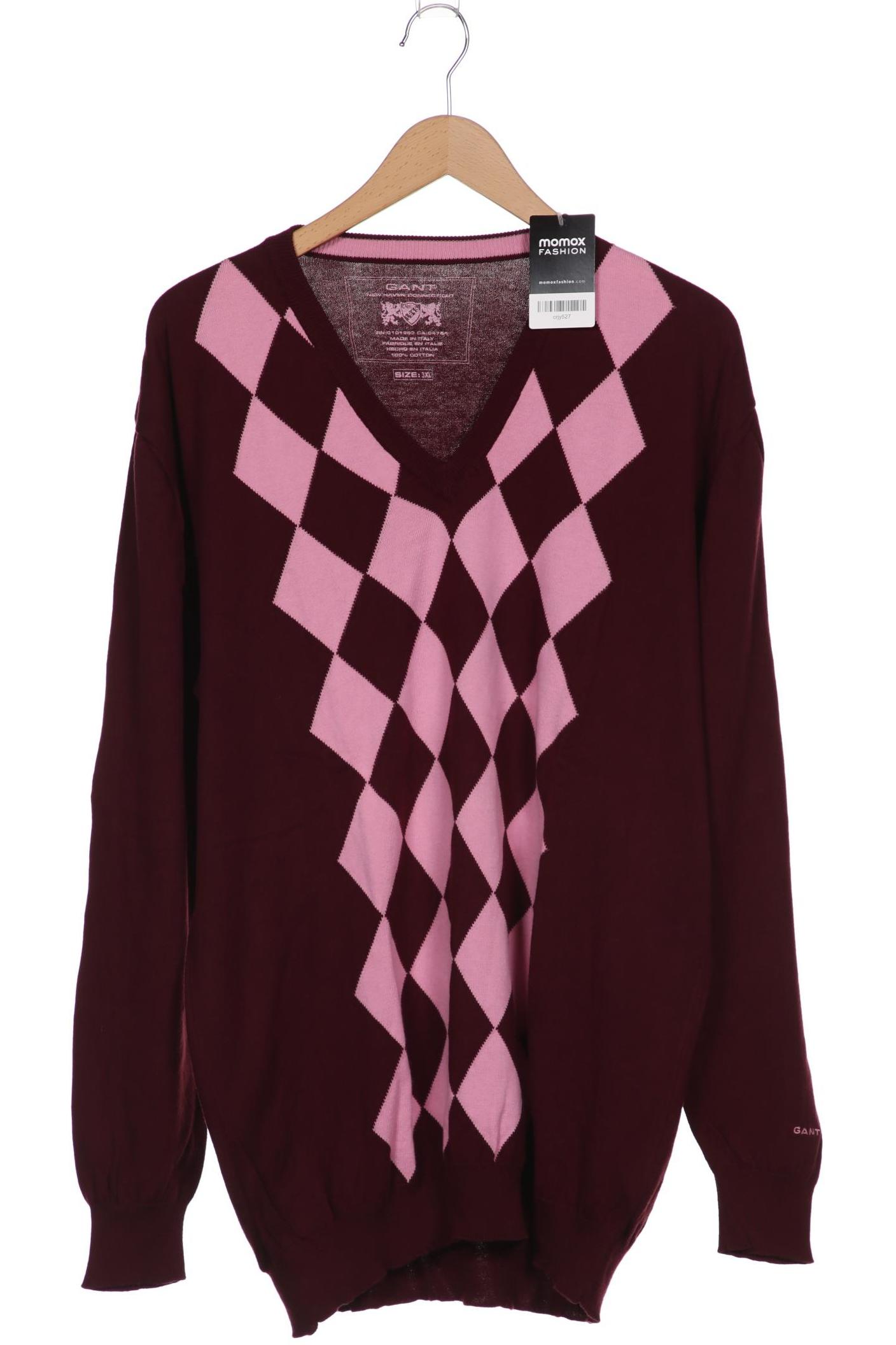 

Gant Herren Pullover, bordeaux, Gr. 58