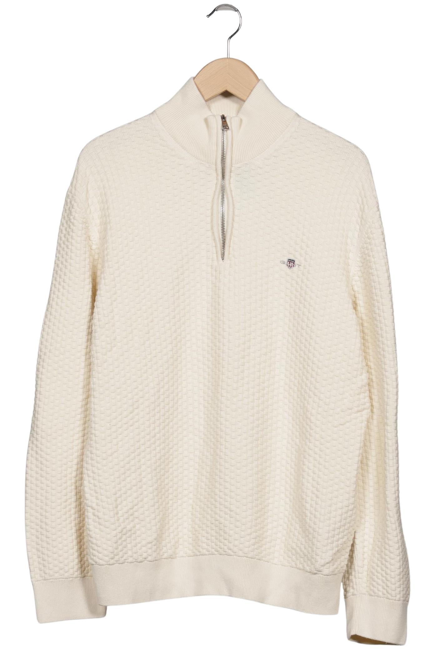 

Gant Herren Pullover, cremeweiß, Gr. 54