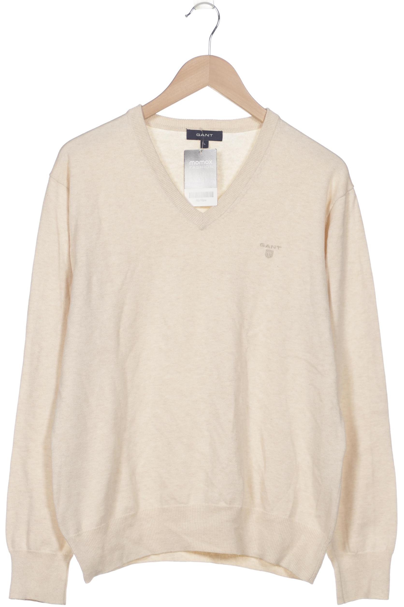 

Gant Herren Pullover, cremeweiß, Gr. 52