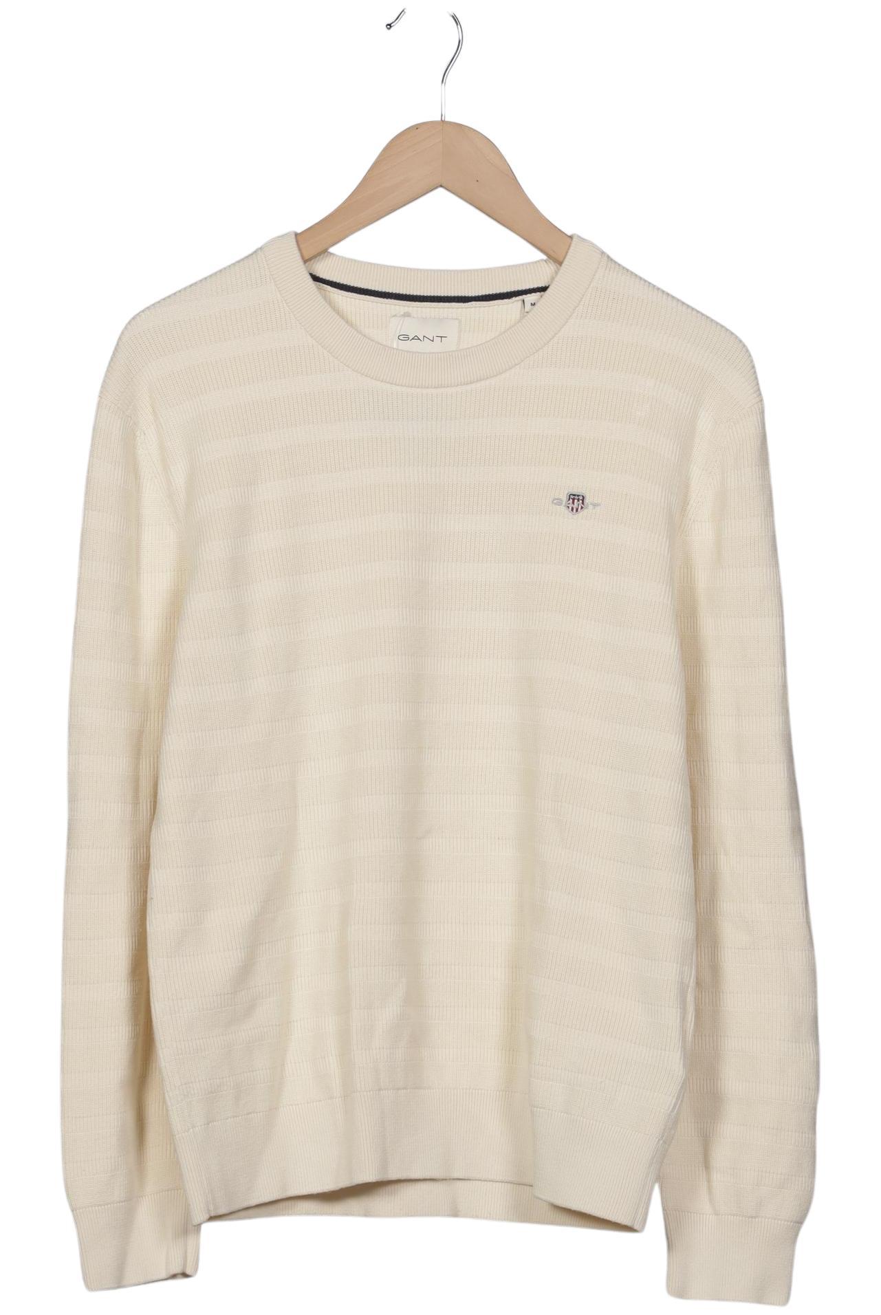 

Gant Herren Pullover, cremeweiß, Gr. 48