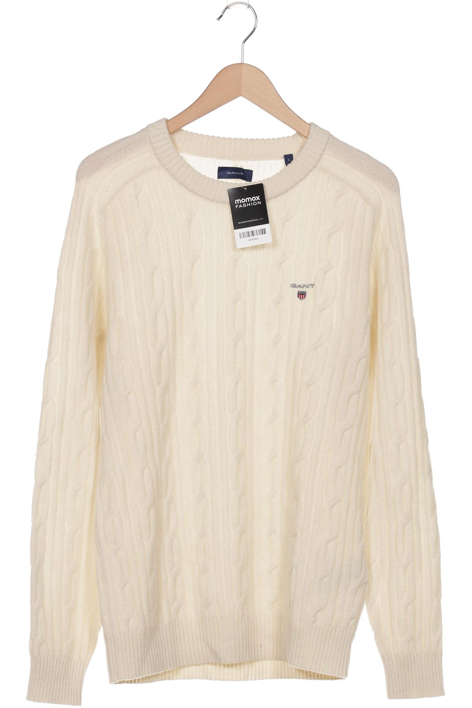 

Gant Herren Pullover, cremeweiß, Gr. 52