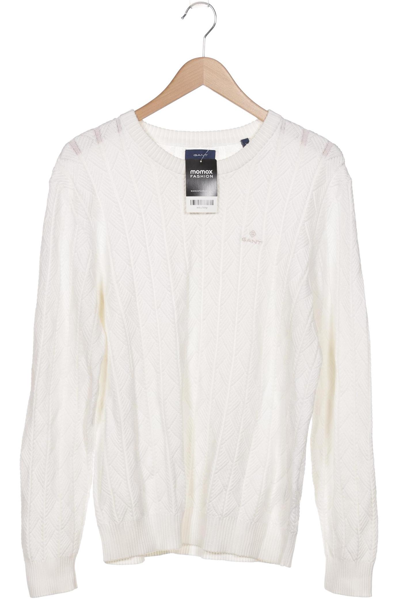 

Gant Herren Pullover, weiß, Gr. 52