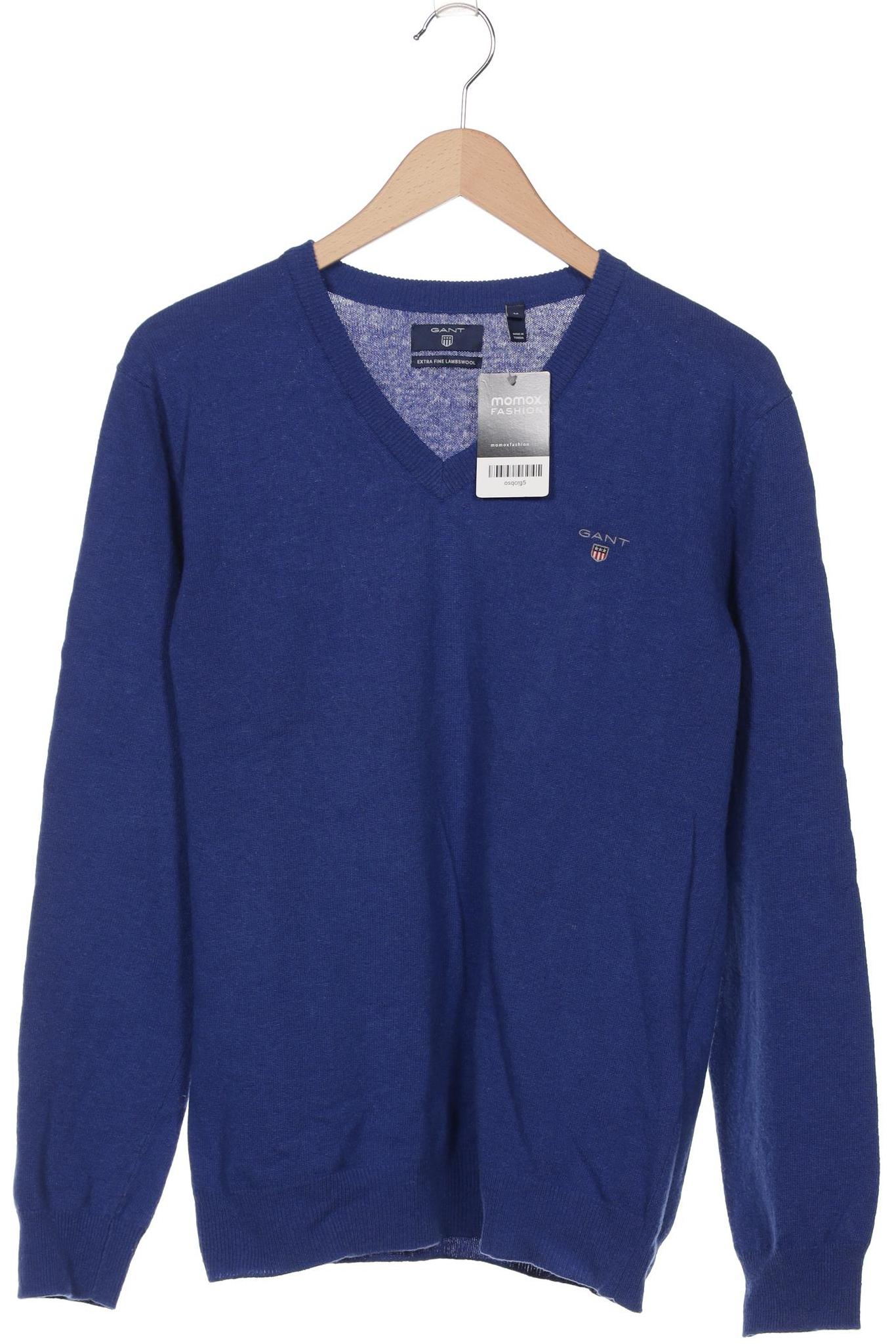 

Gant Herren Pullover, blau, Gr. 48