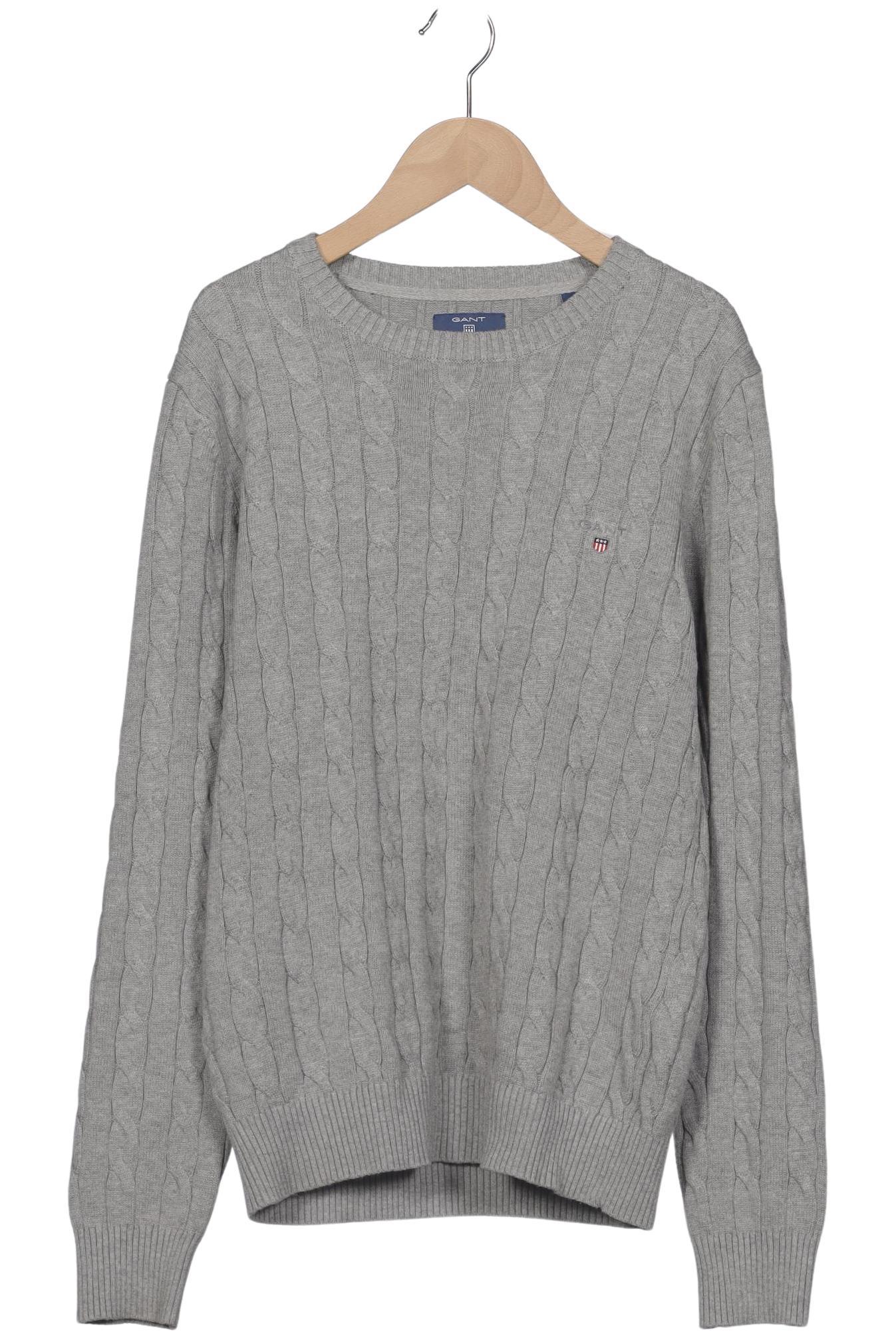 

Gant Herren Pullover, grau, Gr. 46