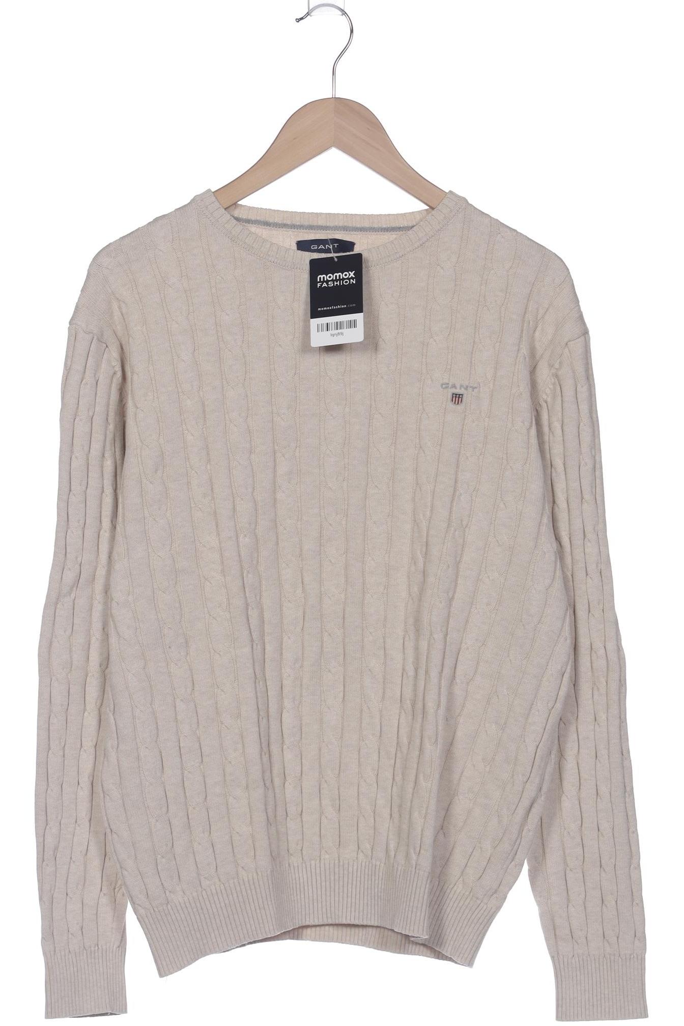 

Gant Herren Pullover, cremeweiß, Gr. 54