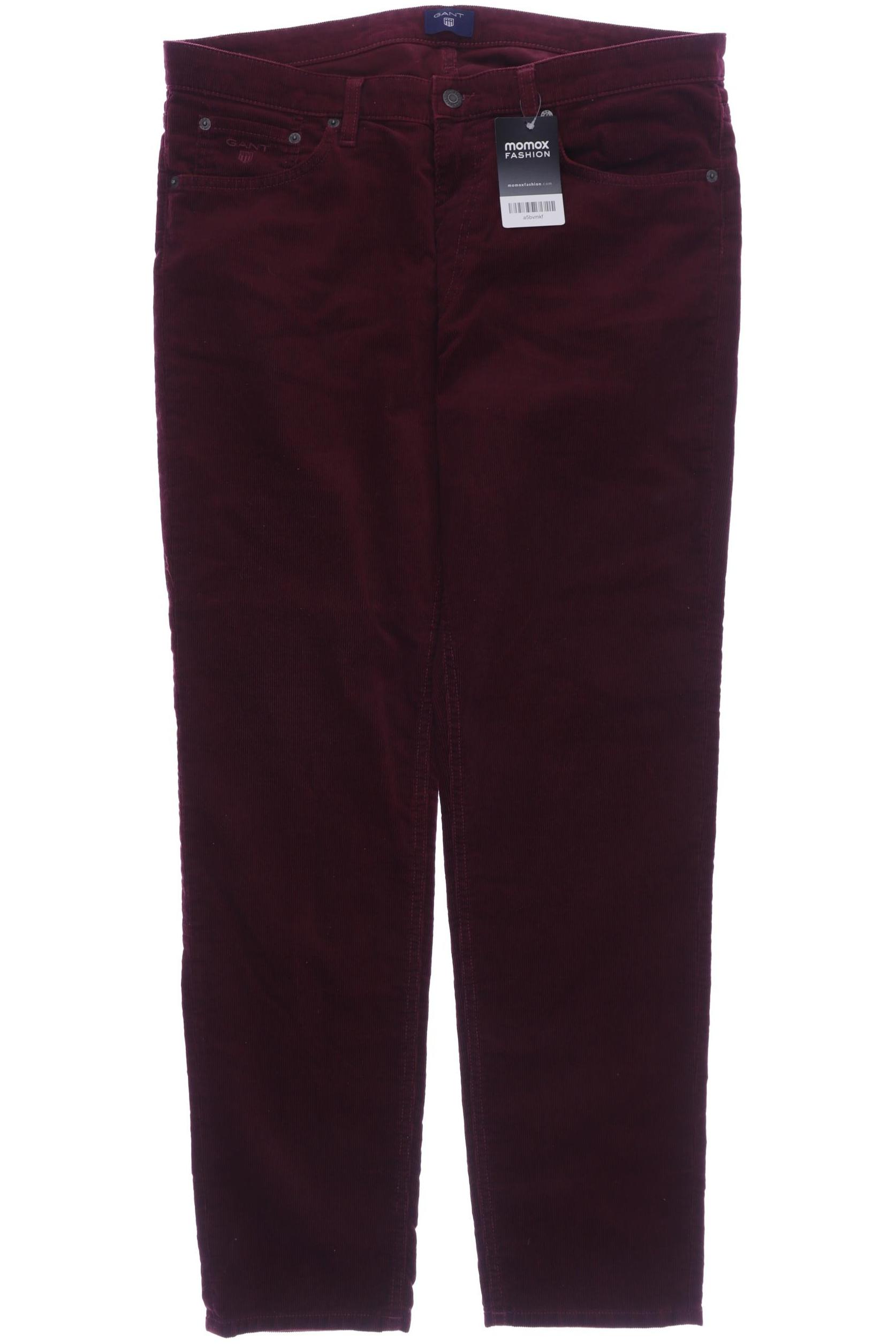 Thumbnail - Gant Herren Stoffhose, bordeaux, Gr. 34