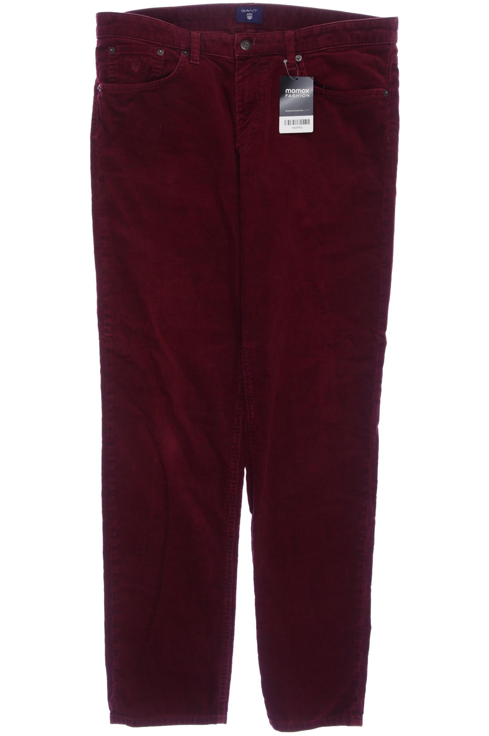

Gant Herren Stoffhose, bordeaux, Gr. 34