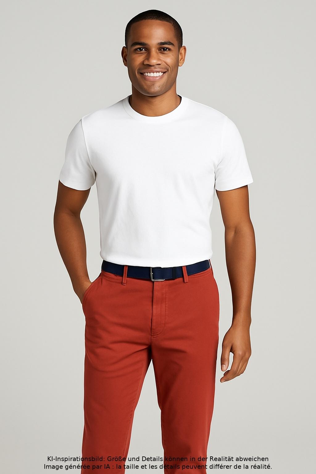 Thumbnail - Gant Herren Stoffhose, rot, Gr. 31