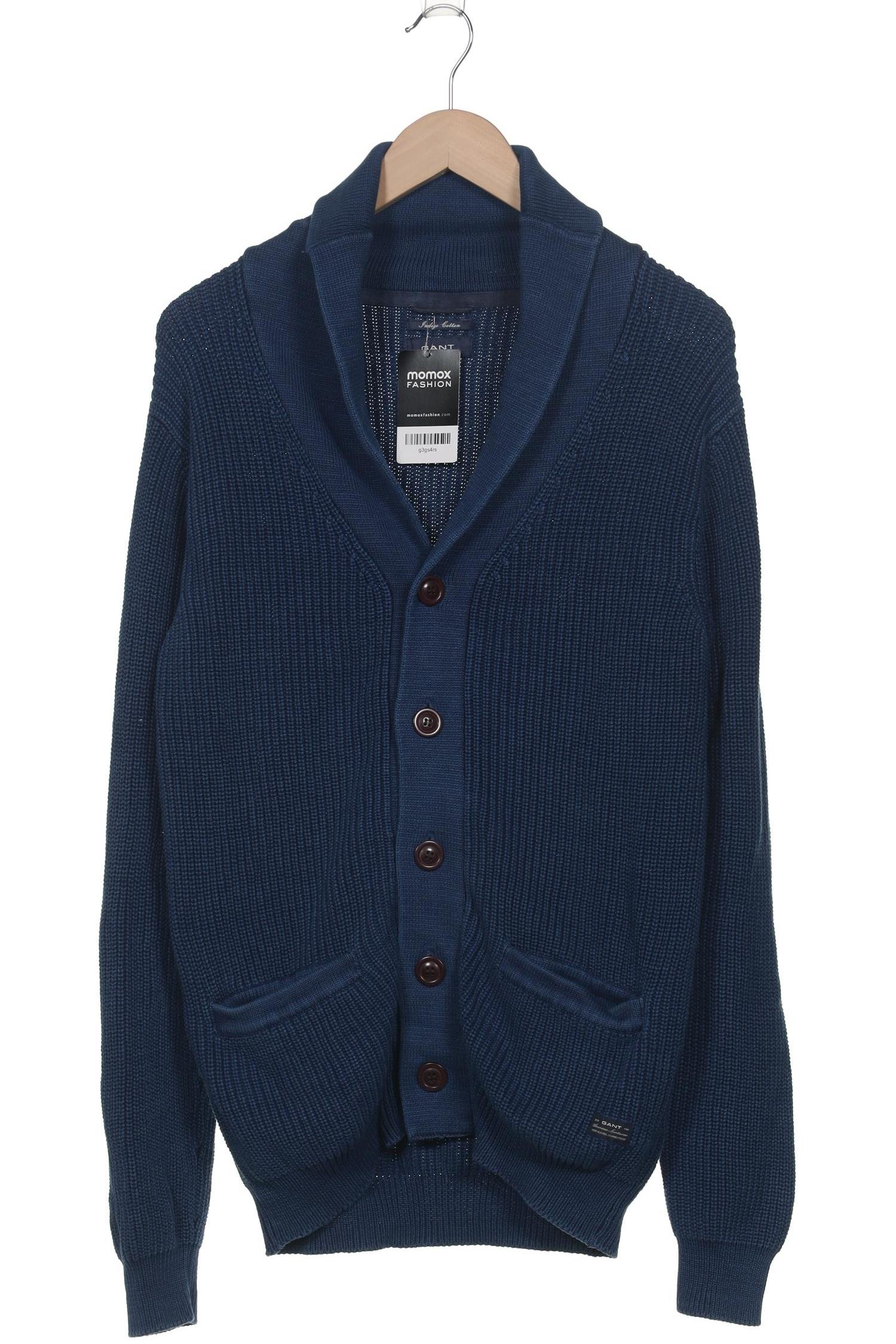 

Gant Herren Strickjacke, blau, Gr. 48