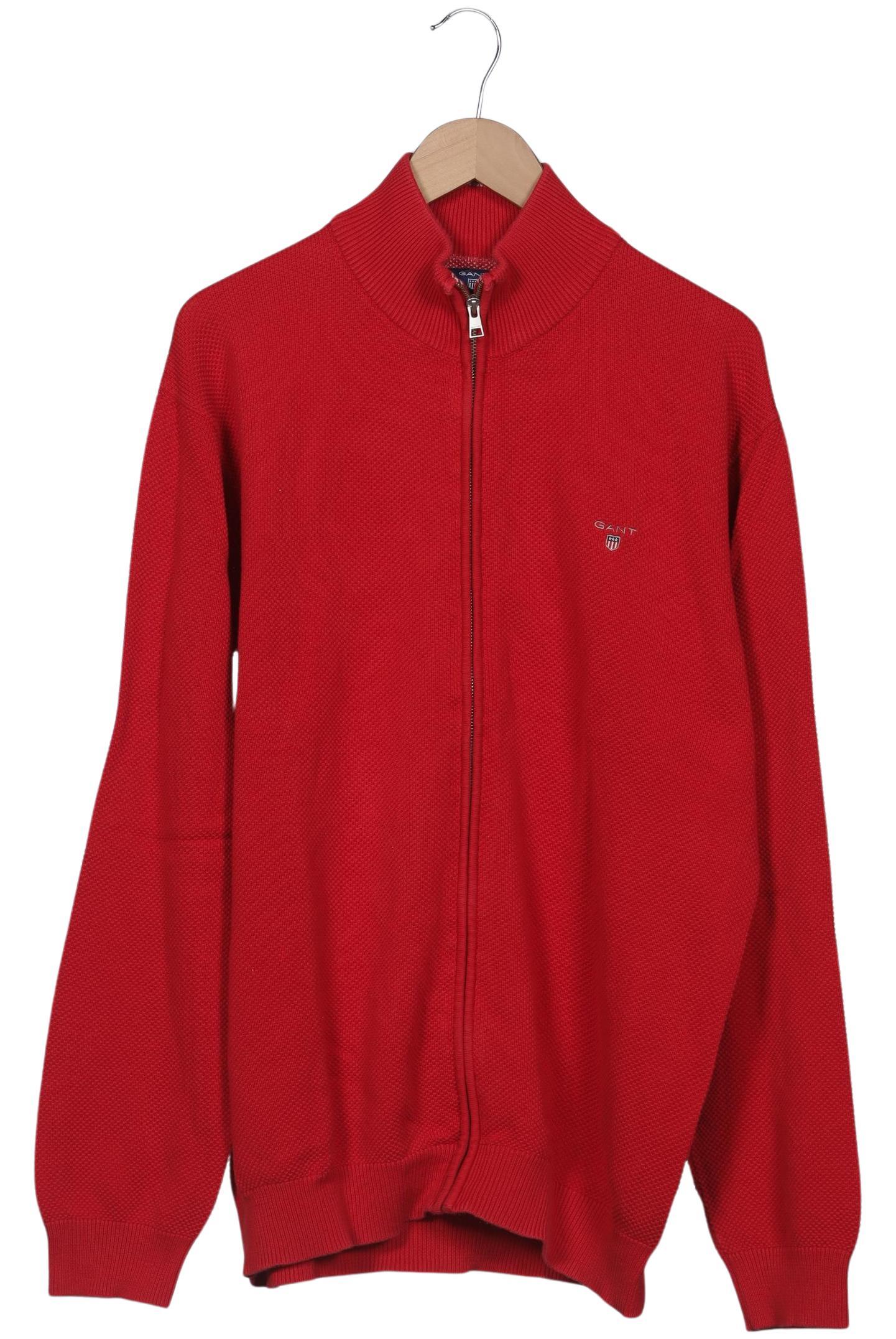 Thumbnail - Gant Herren Strickjacke, rot, Gr. 58
